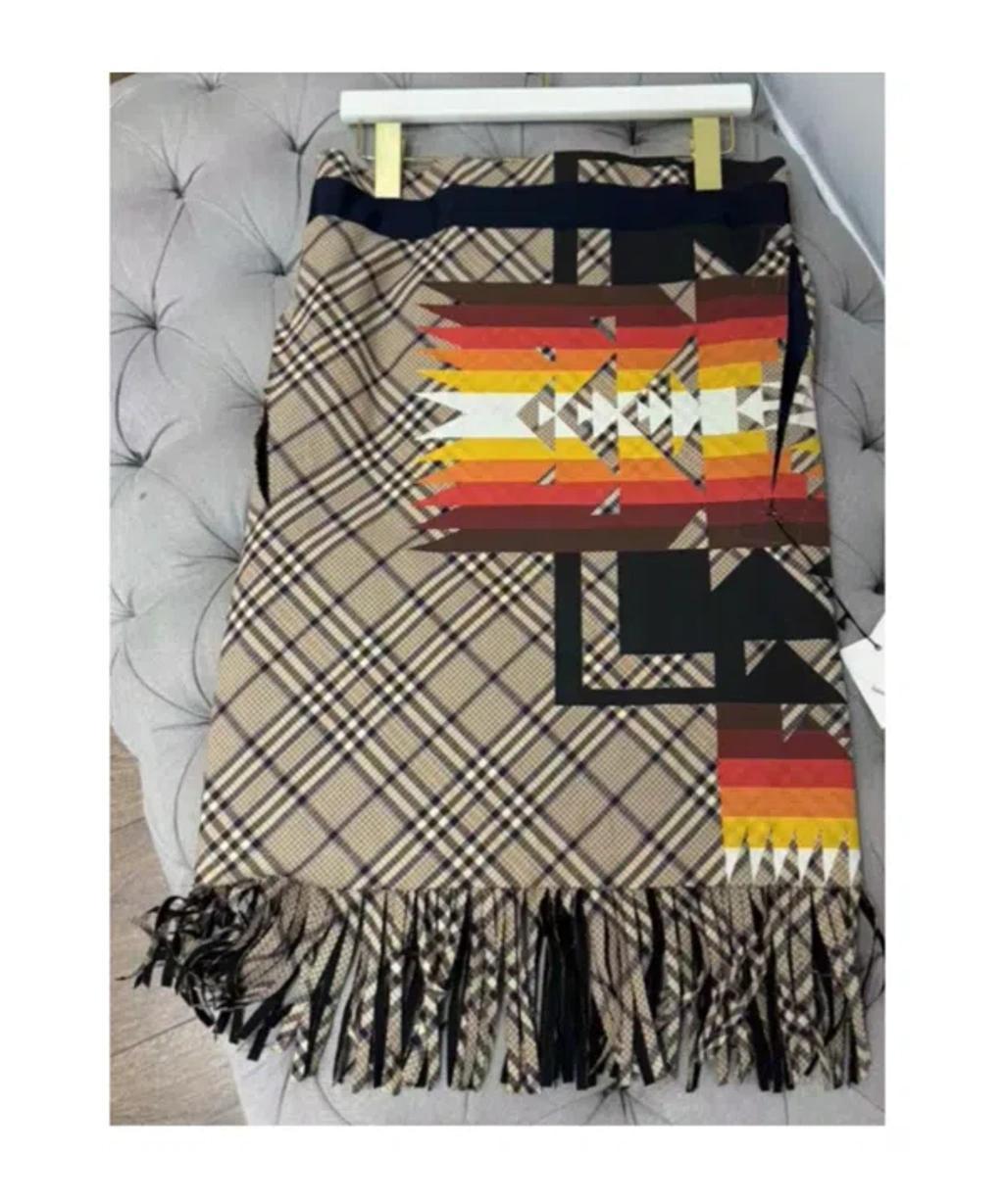 SACAI Checked Skirt In Multicolor Product Image
