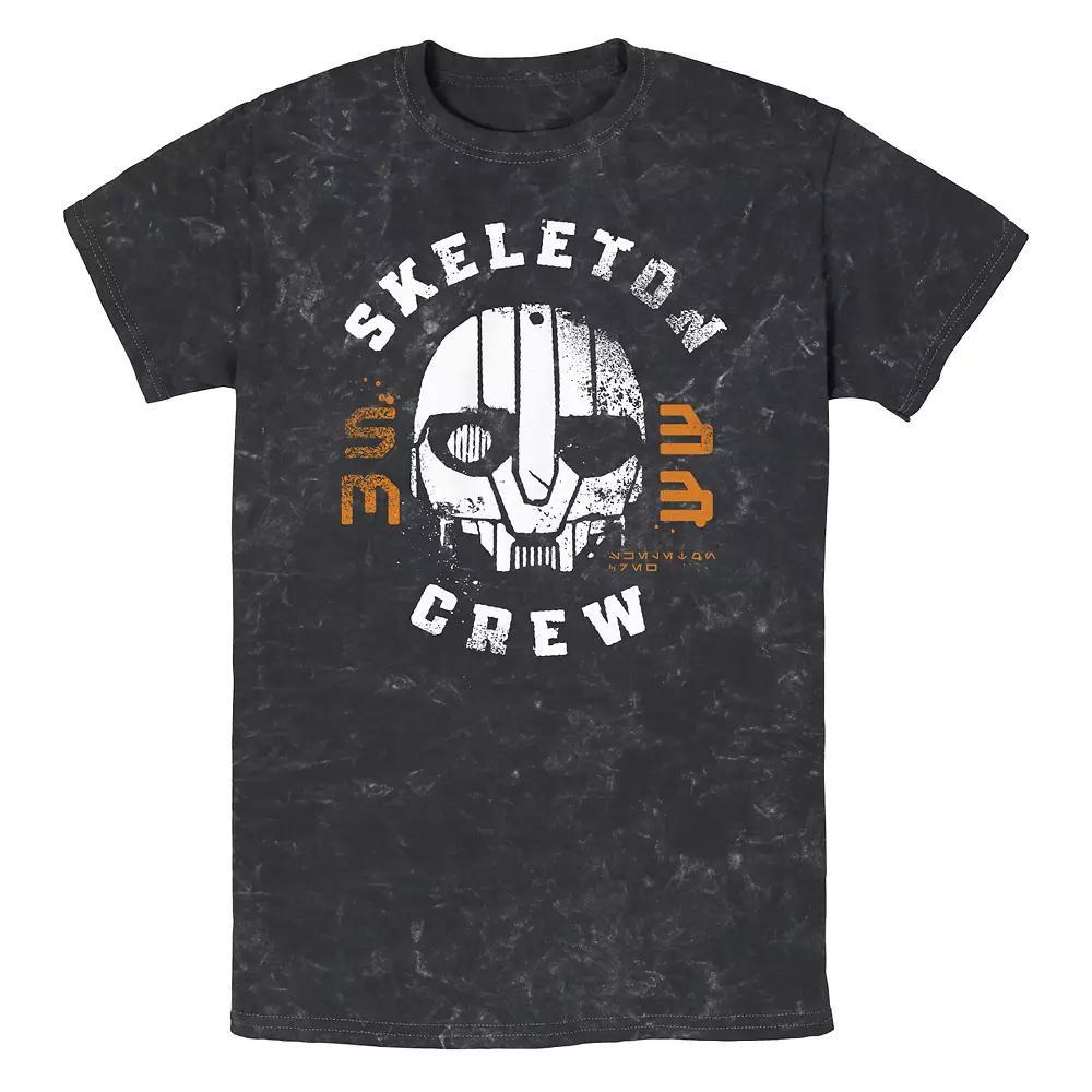 Men's Star Wars Skeleton Crew SM-33 Mask Graphic Tee, Size: Large, Black Product Image