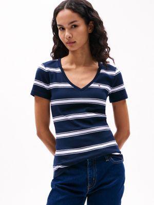 V-Neck Stripe Favorite T-Shirt Product Image