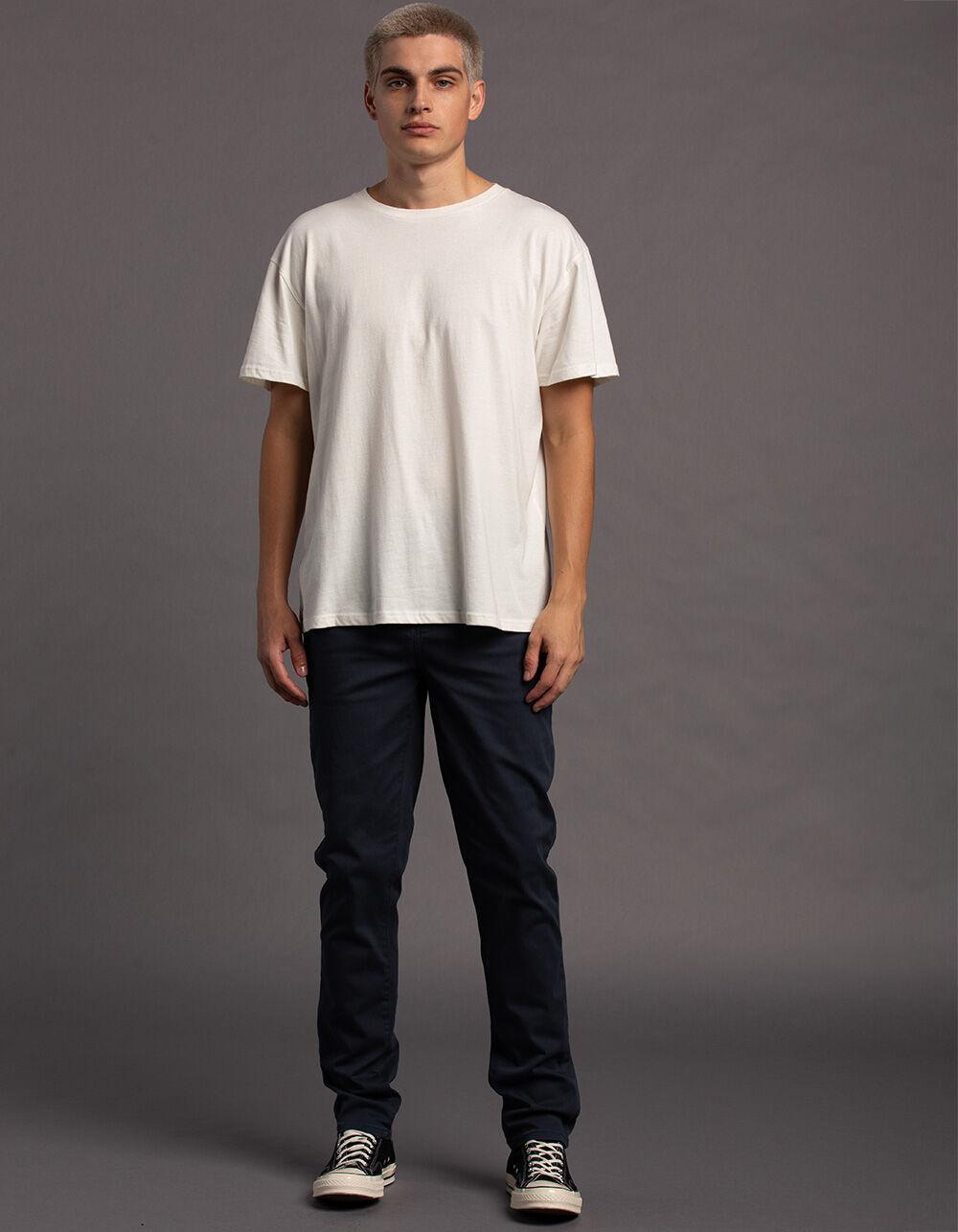 RSQ Mens Slim Taper Chino Pants - WASHED NAVY Product Image
