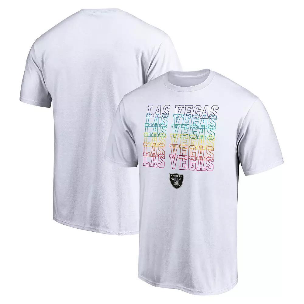 Mens Fanatics Branded White Las Vegas Raiders City Pride T-Shirt Product Image