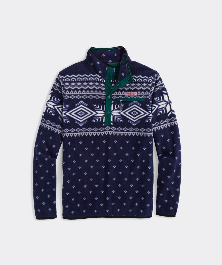 Printed Harbor Fleece Quarter-Snap Product Image