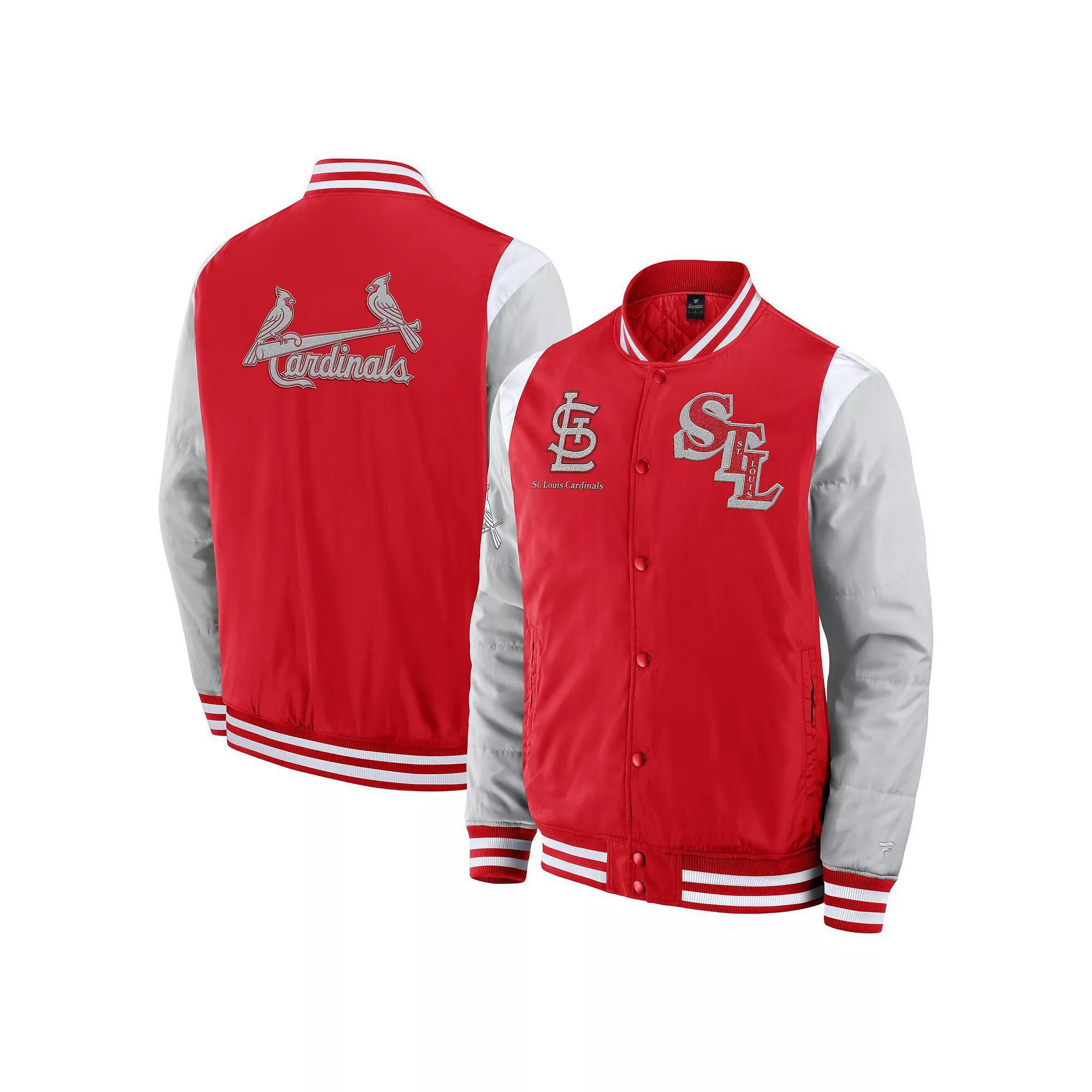 Men's Fanatics  Red St. Louis Cardinals Elements Elite Full-Snap Jacket, Size: Small Product Image