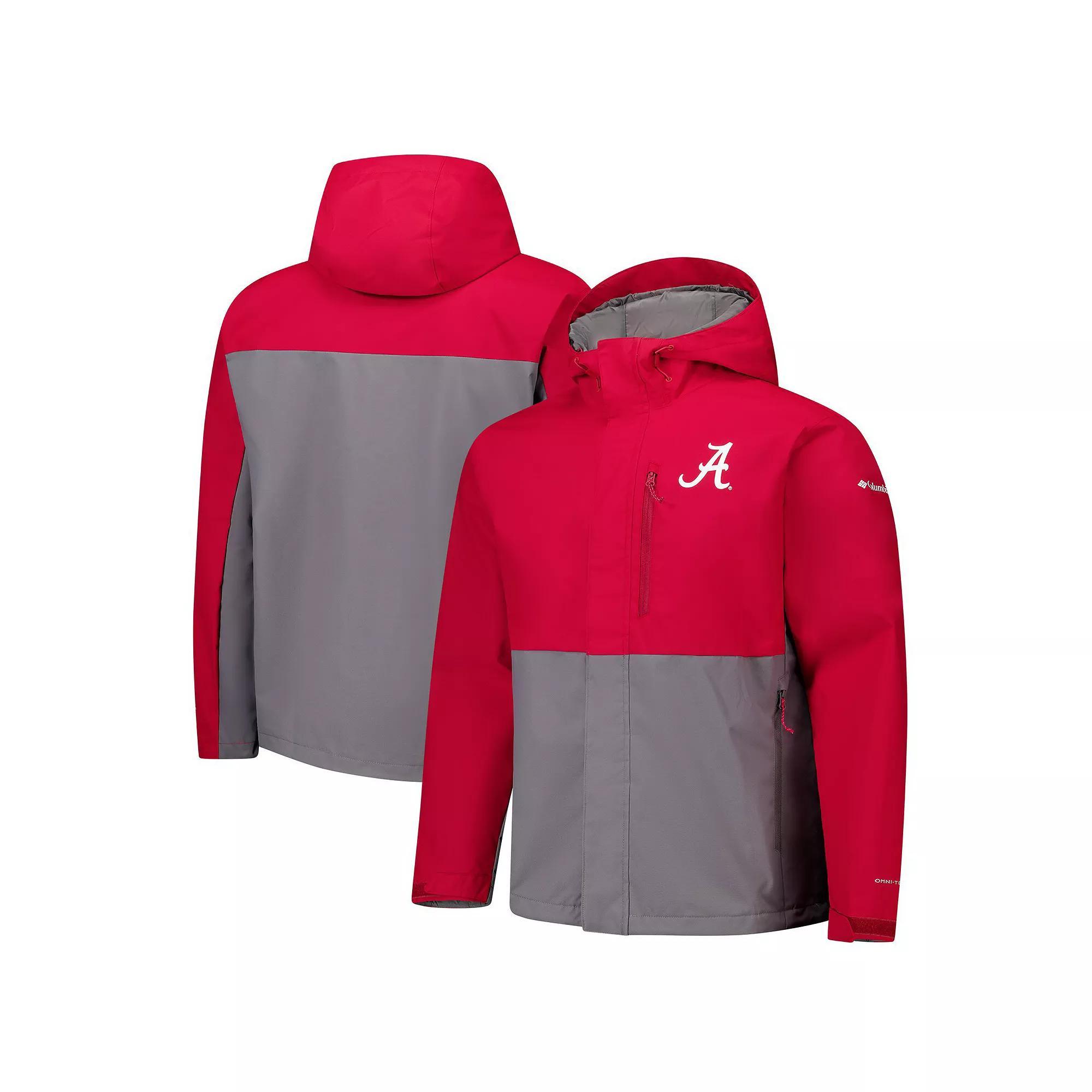 Mens Columbia Crimson Alabama Crimson Tide Big & Tall Field Bound Omni-TechFull-Zip Jacket Product Image