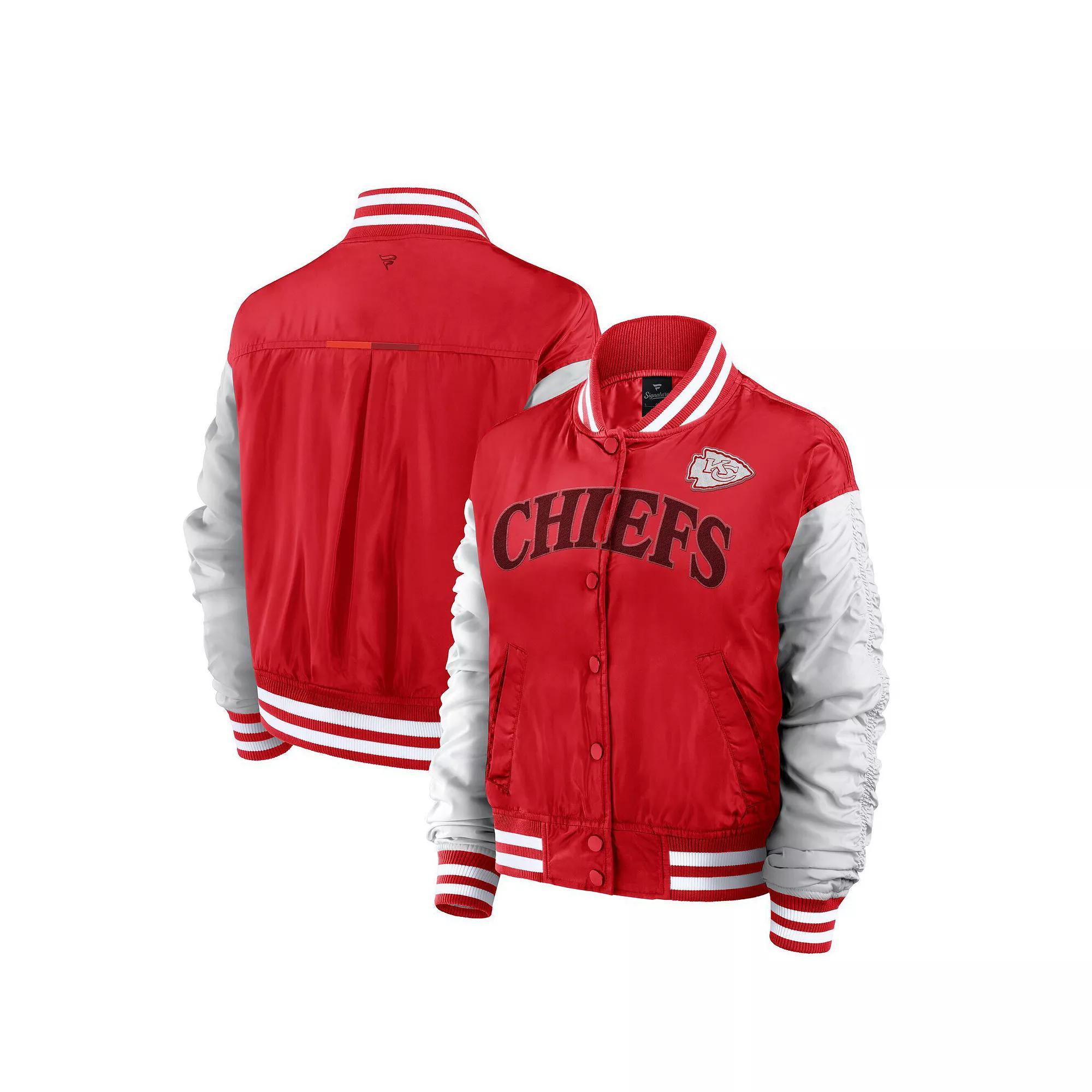 Women's Fanatics  Red Kansas City Chiefs Elements Wave Full-Snap Jacket, Size: XL Product Image