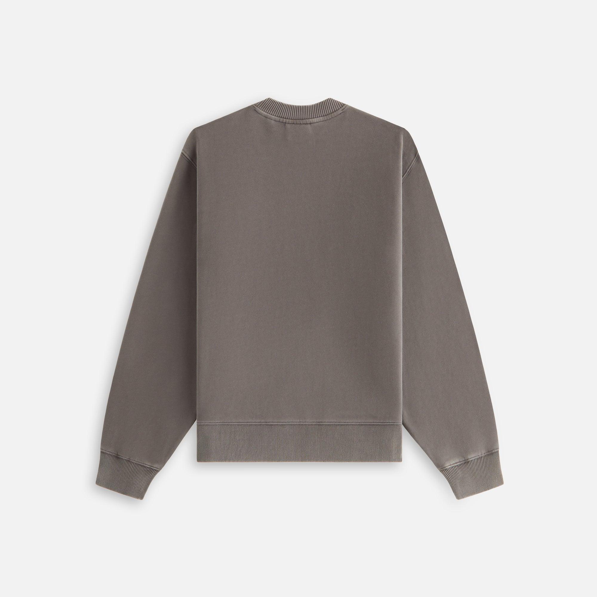 Kith Women Ashwin Sueded New York Crewneck - Hematite Female Product Image