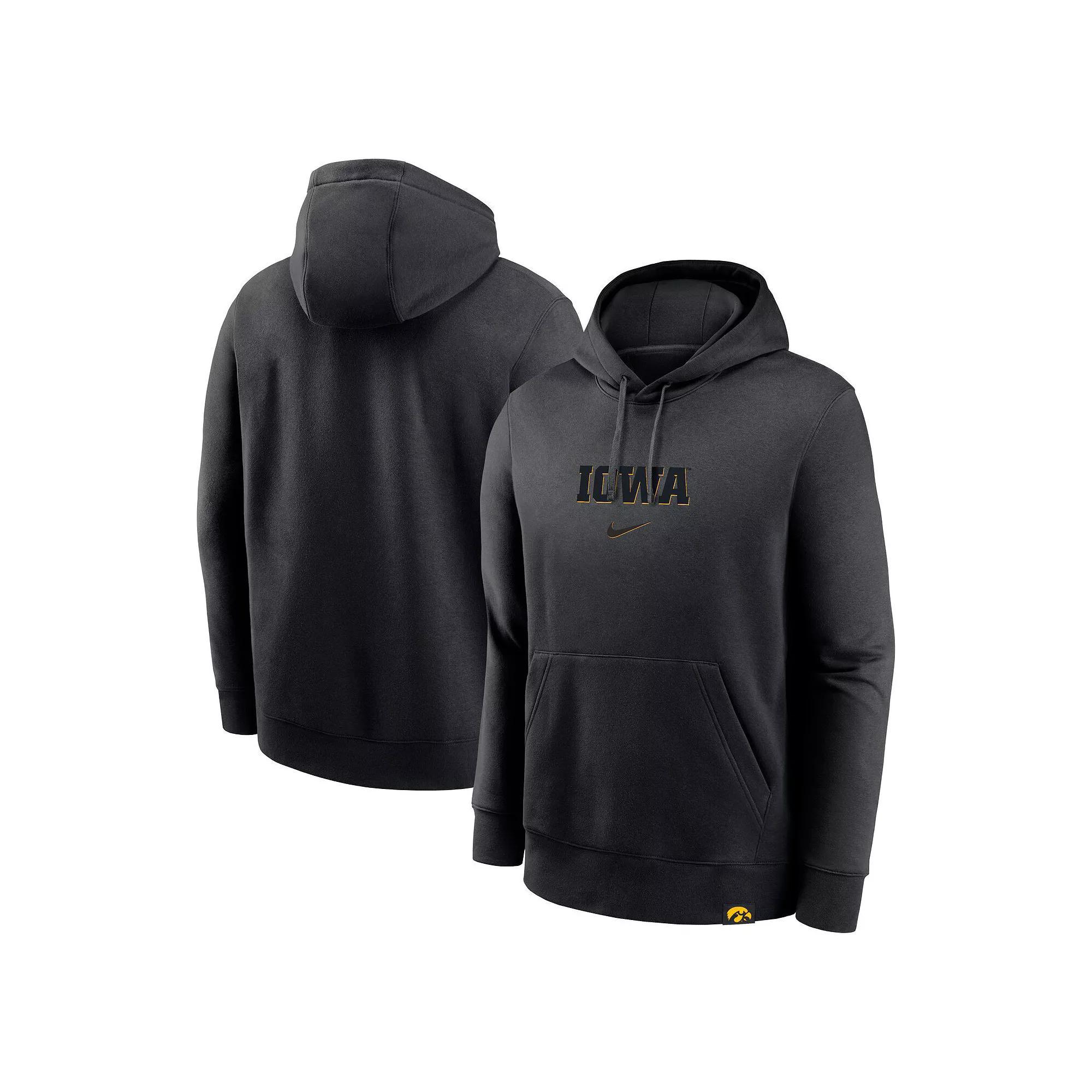 Men's Nike Black/Royal Duke Blue Devils 2024 Sideline Club Pullover Hoodie, Size: 2XL Product Image