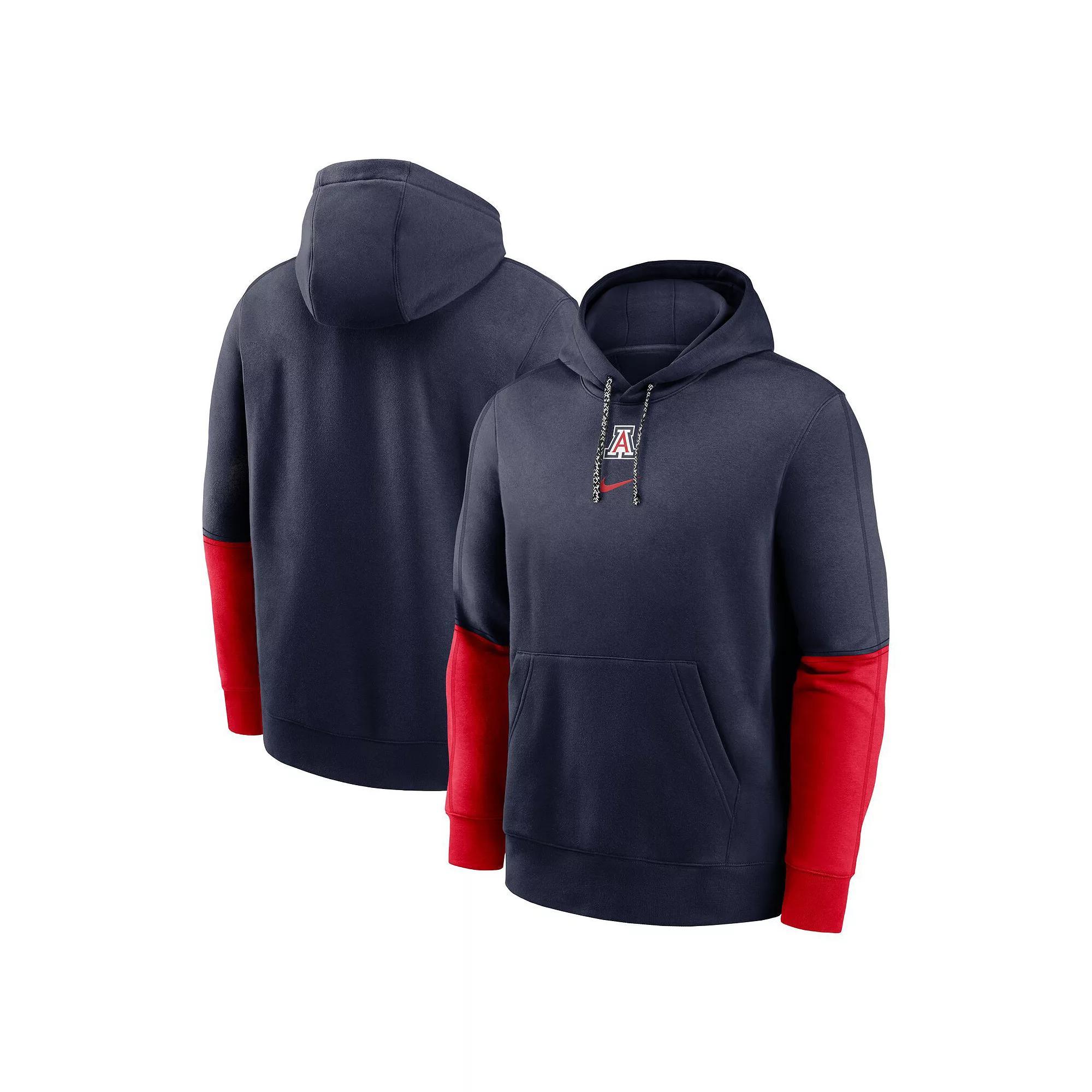 Men's Nike Black/Royal Duke Blue Devils 2024 Sideline Club Pullover Hoodie, Size: 2XL Product Image
