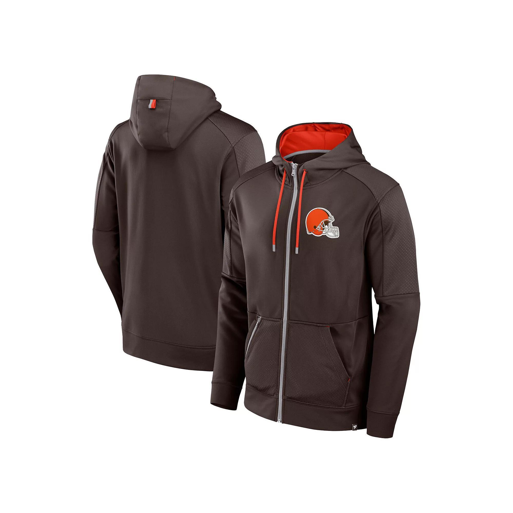 Men's Fanatics Black Jacksonville Jaguars Defender Full-Zip Hoodie, Size: Large Product Image