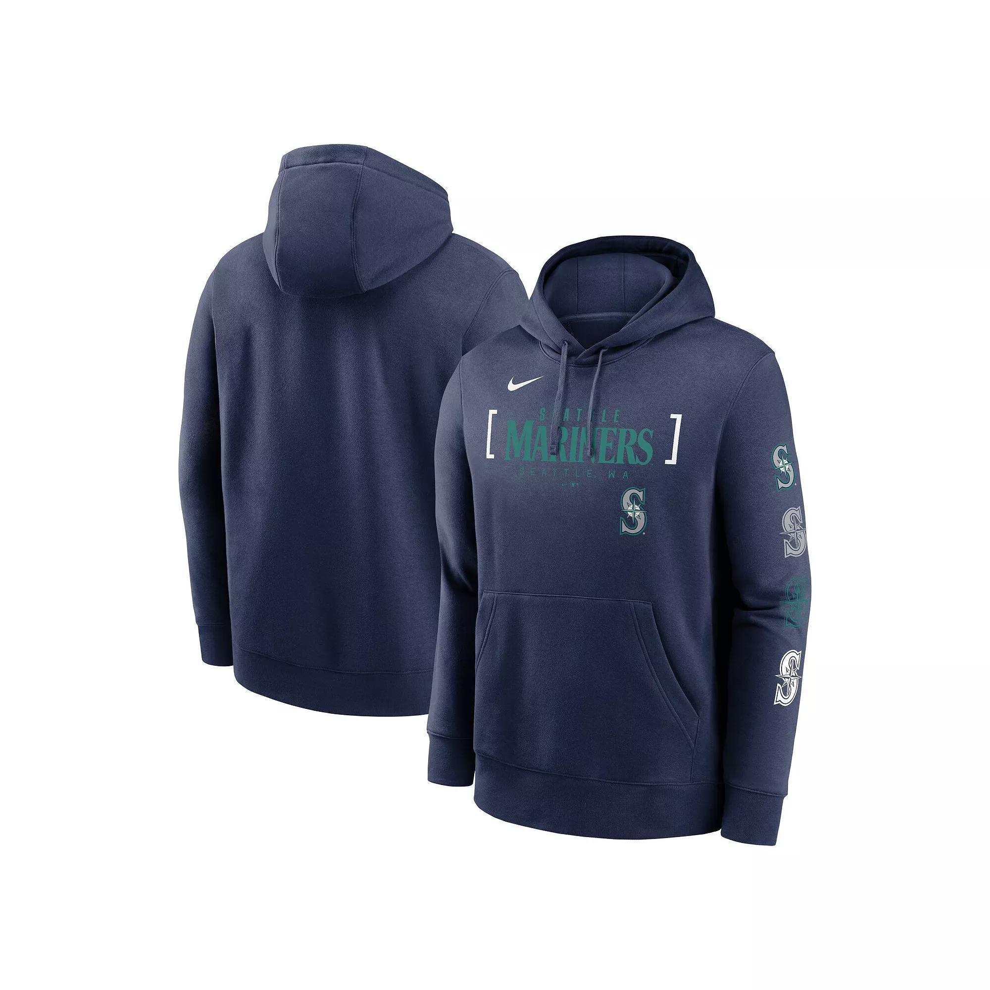 Men's Nike Black/Royal Duke Blue Devils 2024 Sideline Club Pullover Hoodie, Size: 2XL Product Image