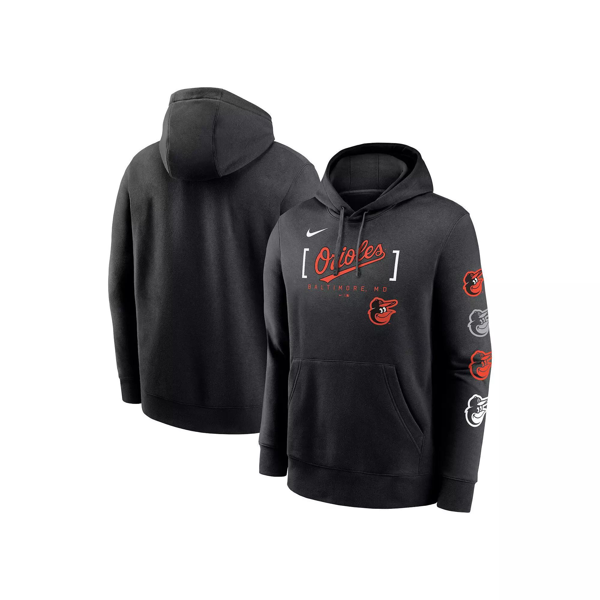 Men's Nike Black/Royal Duke Blue Devils 2024 Sideline Club Pullover Hoodie, Size: 2XL Product Image
