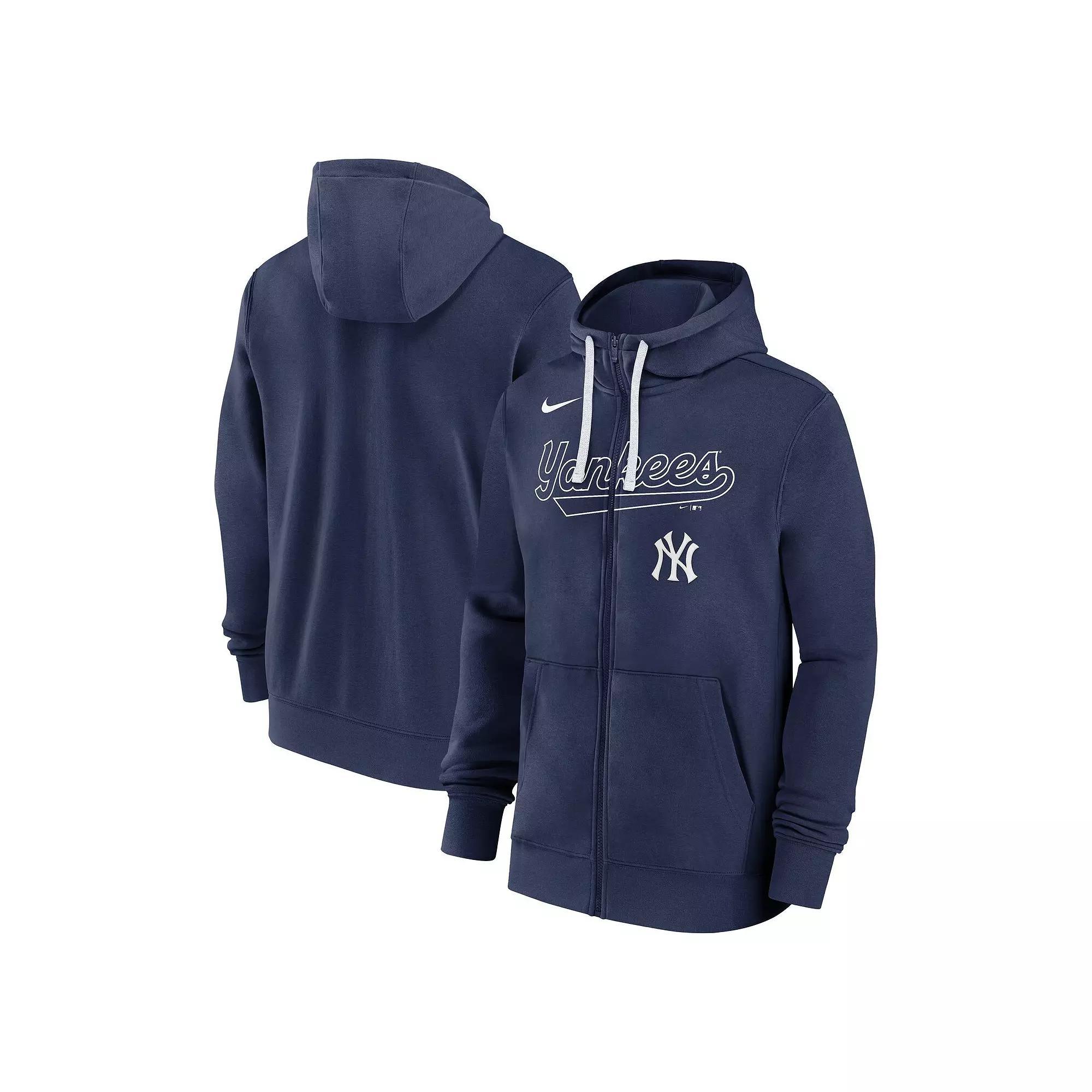 Men's Nike Black Baltimore Orioles Knockout Script Full-Zip Hoodie, Size: 2XL Product Image