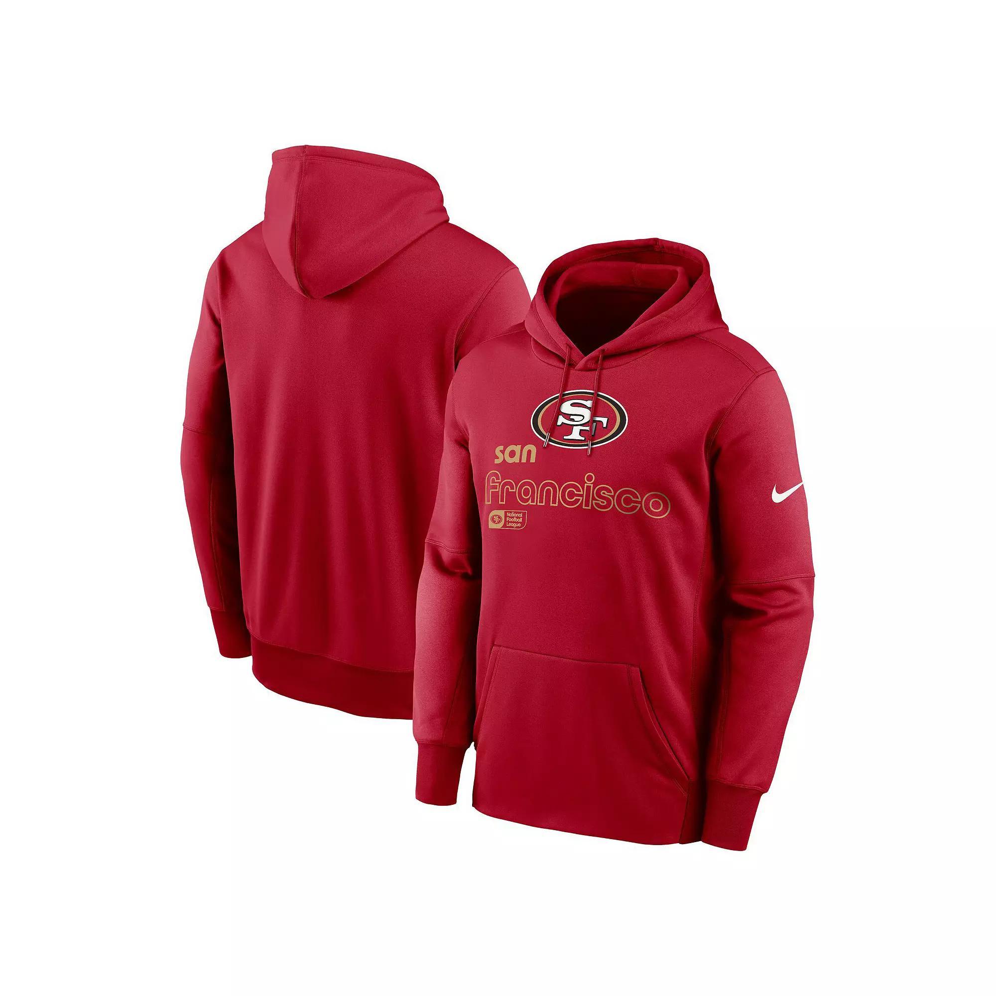 Men's Nike Navy Houston Texans Performance Pullover Hoodie, Size: Large, Blue Product Image