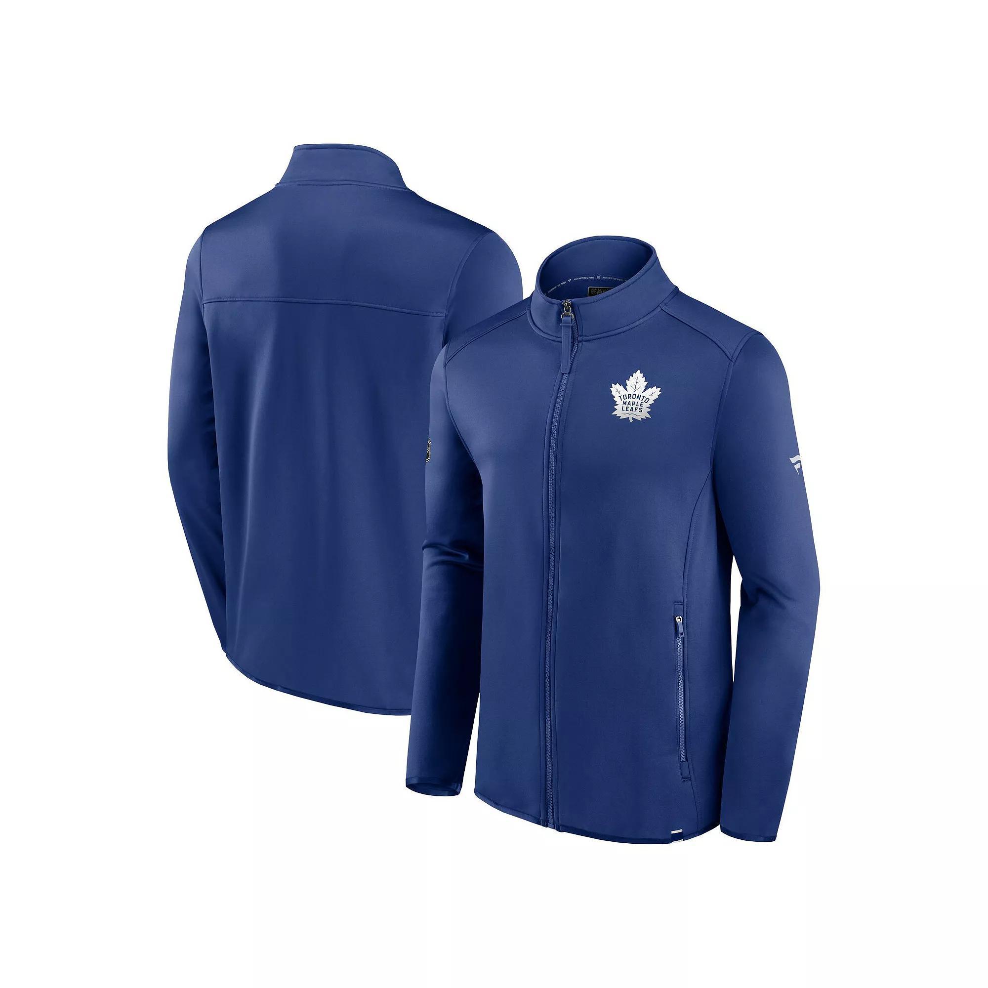 Men's Fanatics Branded  Blue Toronto Maple Leafs Authentic Pro Full-Zip Jacket, Size: XL, Mpl Blue Product Image
