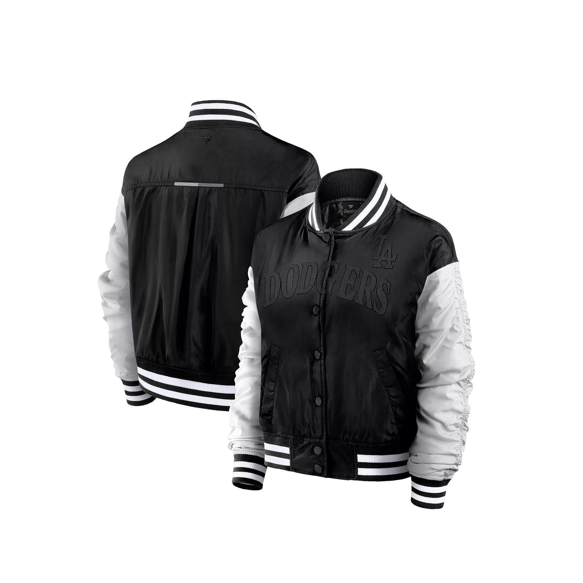 Women's Fanatics  Black Chicago Cubs Elements Wave Full-Snap Jacket, Size: 2XL Product Image