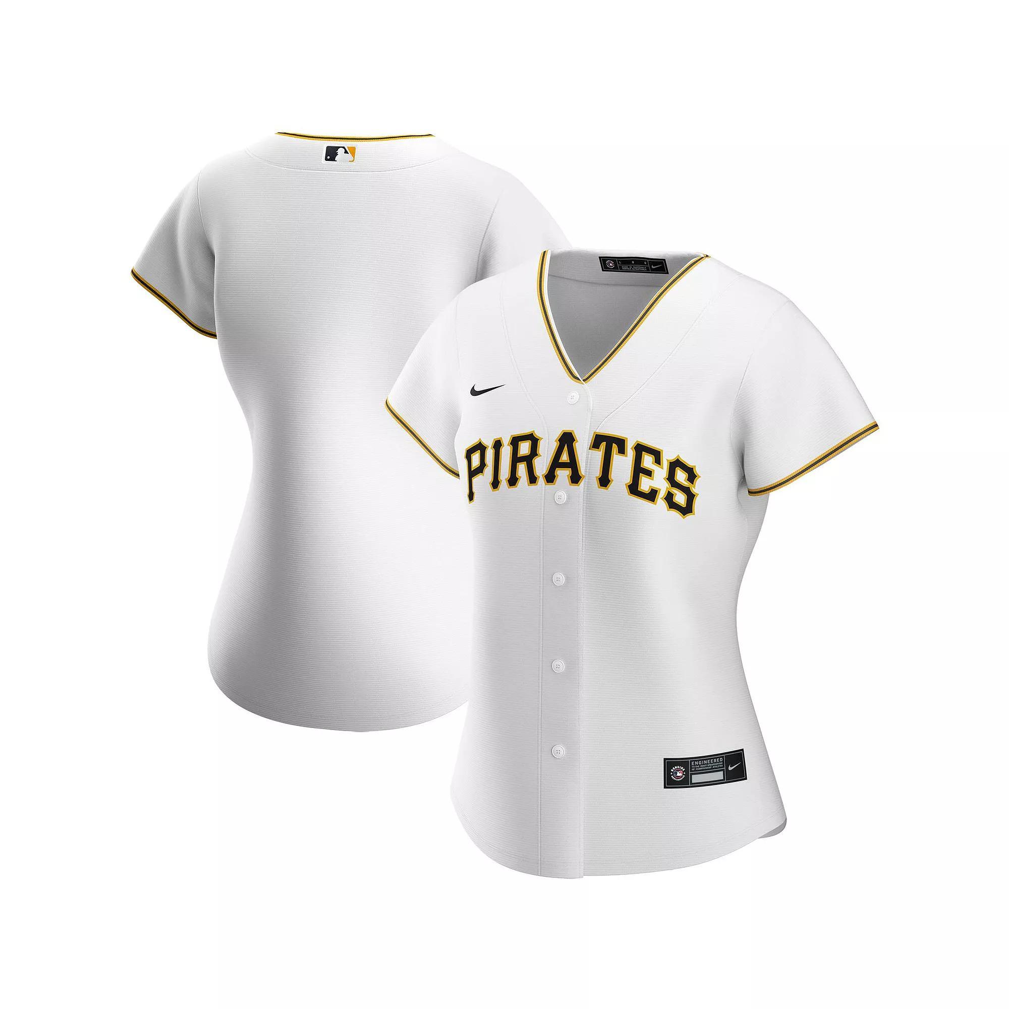 Women's Nike White Pittsburgh Pirates Home 2020 Replica Team Jersey, Size: Medium Product Image