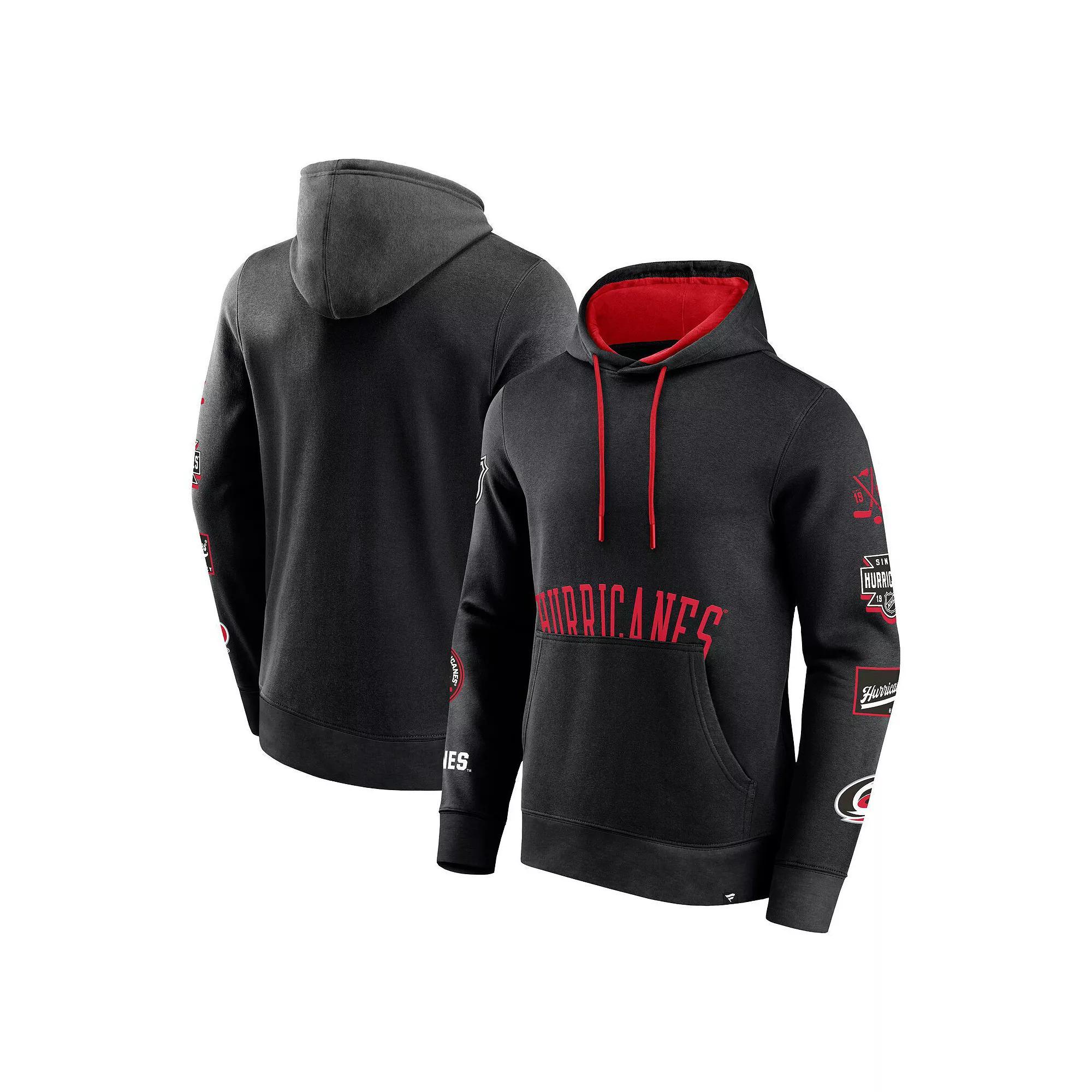 Men's Fanatics Black Oklahoma City Thunder Home Court Pullover Hoodie, Size: Medium Product Image