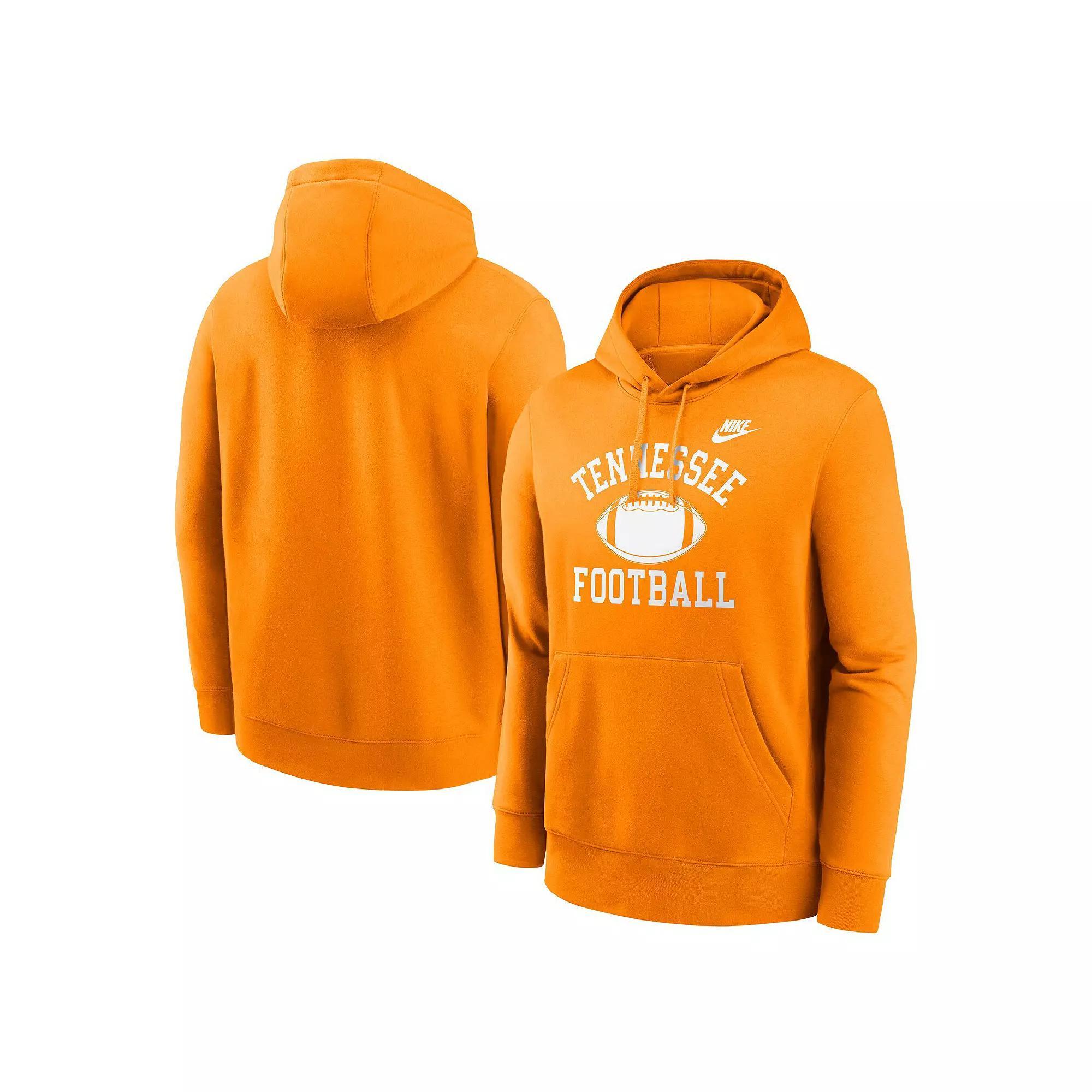 Men's Nike Tennessee Orange Tennessee Volunteers Legacy Football Icon Club Fleece Pullover Hoodie, Size: Medium Product Image