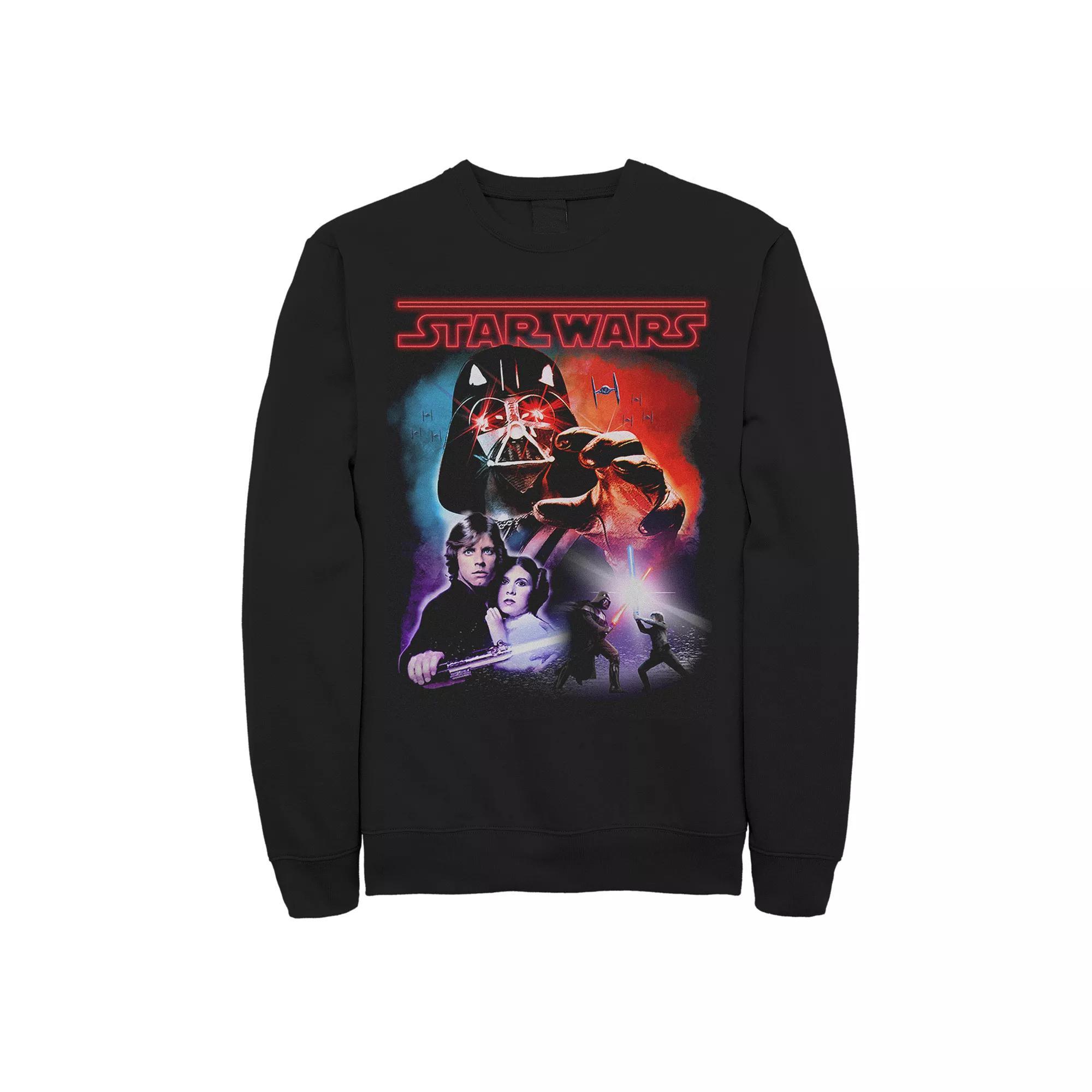 Juniors' Disney's Aladdin Jafar "Make Your Wish" Fleece Sweatshirt, Girl's, Size: Large, Black Product Image
