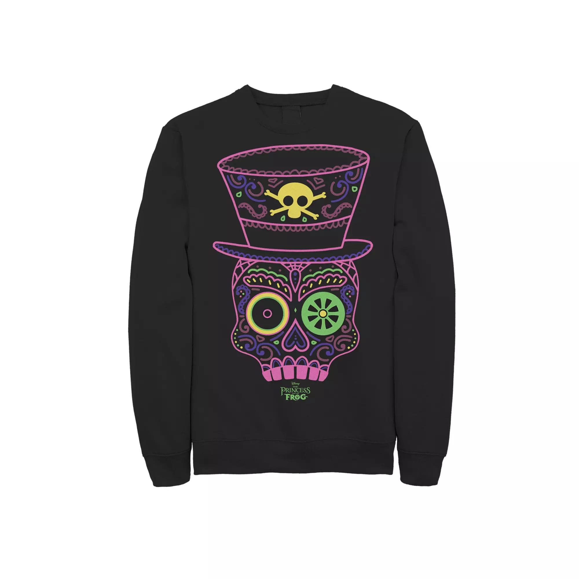 Juniors' Disney's Aladdin Jafar "Make Your Wish" Fleece Sweatshirt, Girl's, Size: Large, Black Product Image