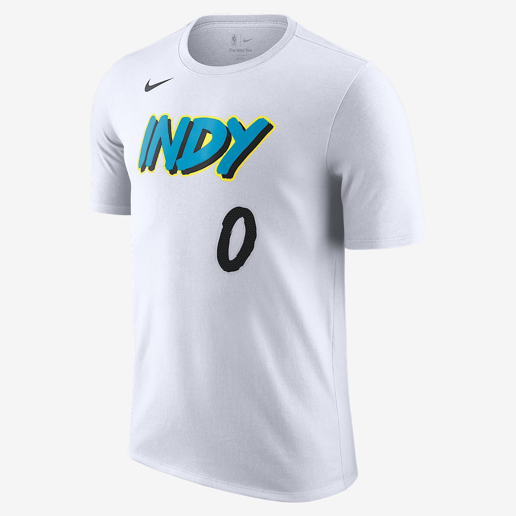 Tyrese Haliburton Indiana Pacers Essential City Edition Men's Nike NBA T-Shirt Product Image