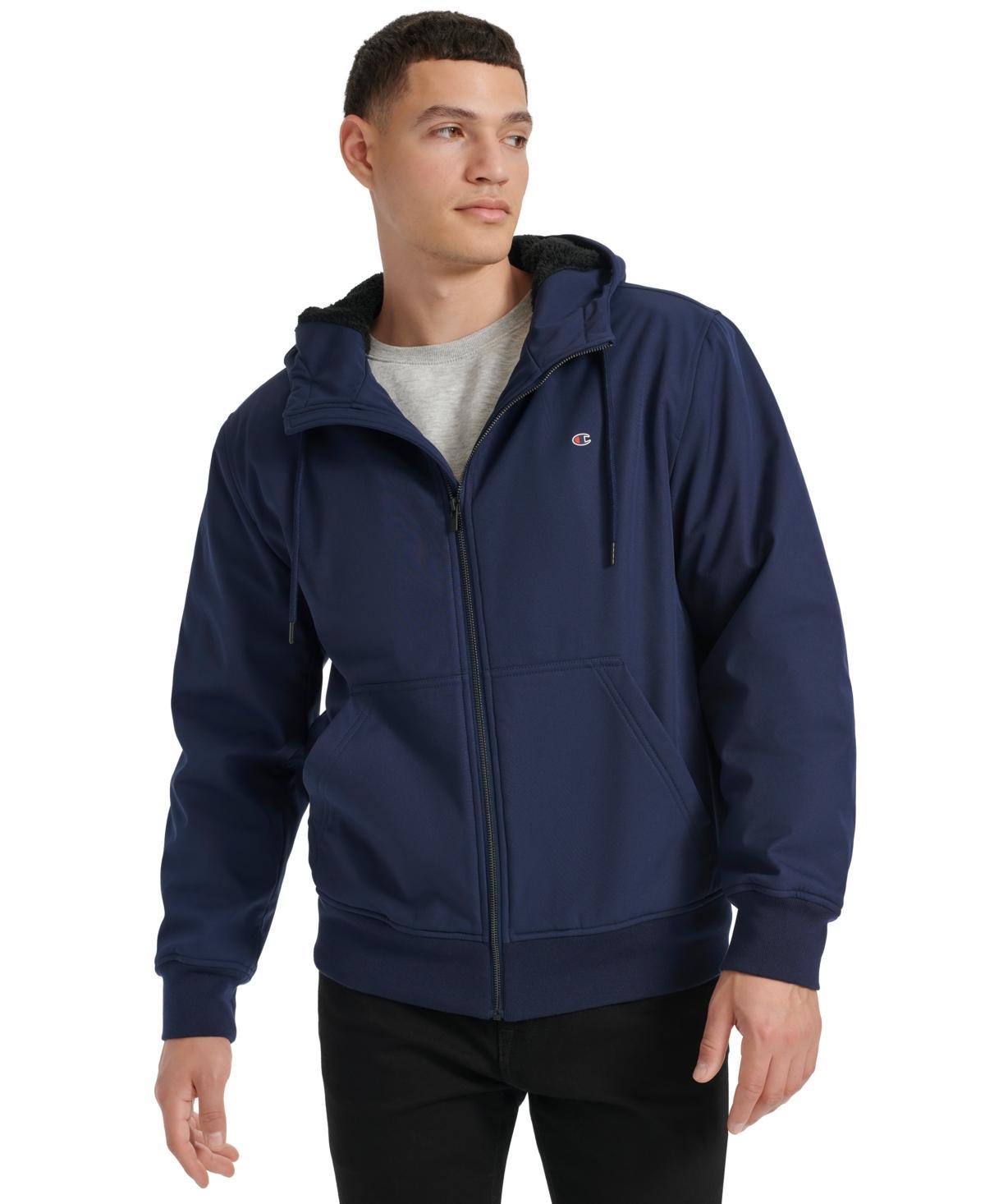Men's Champion® Sherpa Lined Hoodie, Size: Medium, Rain Green Product Image