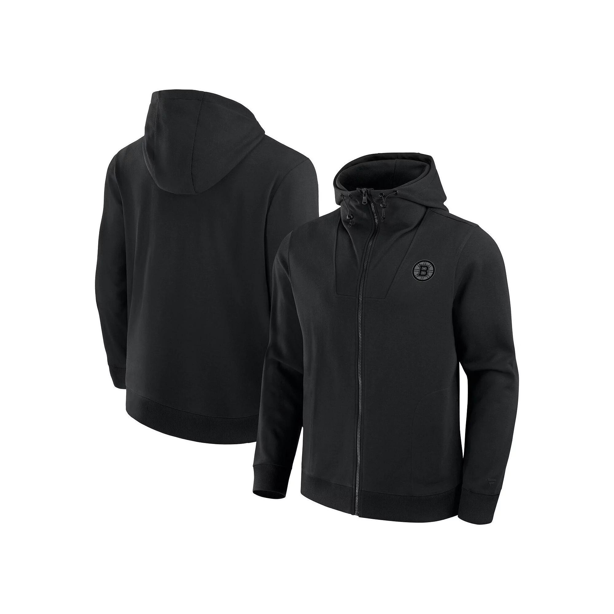 Men's Fanatics  Black New Jersey Devils Elements Signature Tonal Primary Full-Zip Hoodie Sweatshirt, Size: 3XL, Nhl Black Product Image