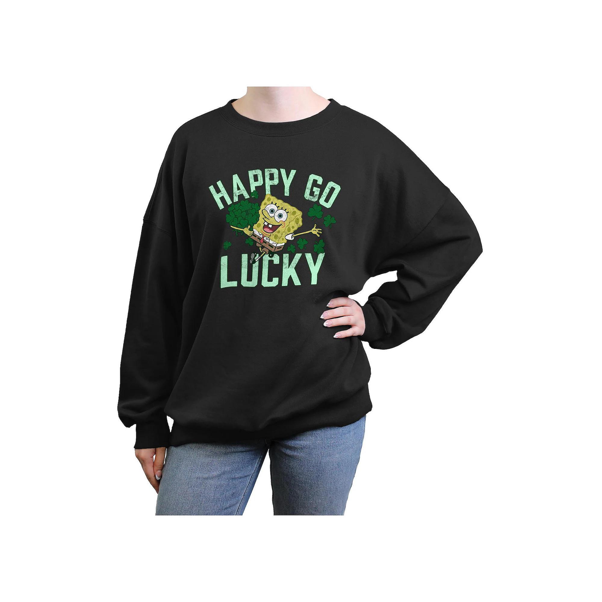 Juniors' Ghostbusters Marshmallow Man Oversized Graphic Pullover, Girl's, Size: Medium, Black Product Image