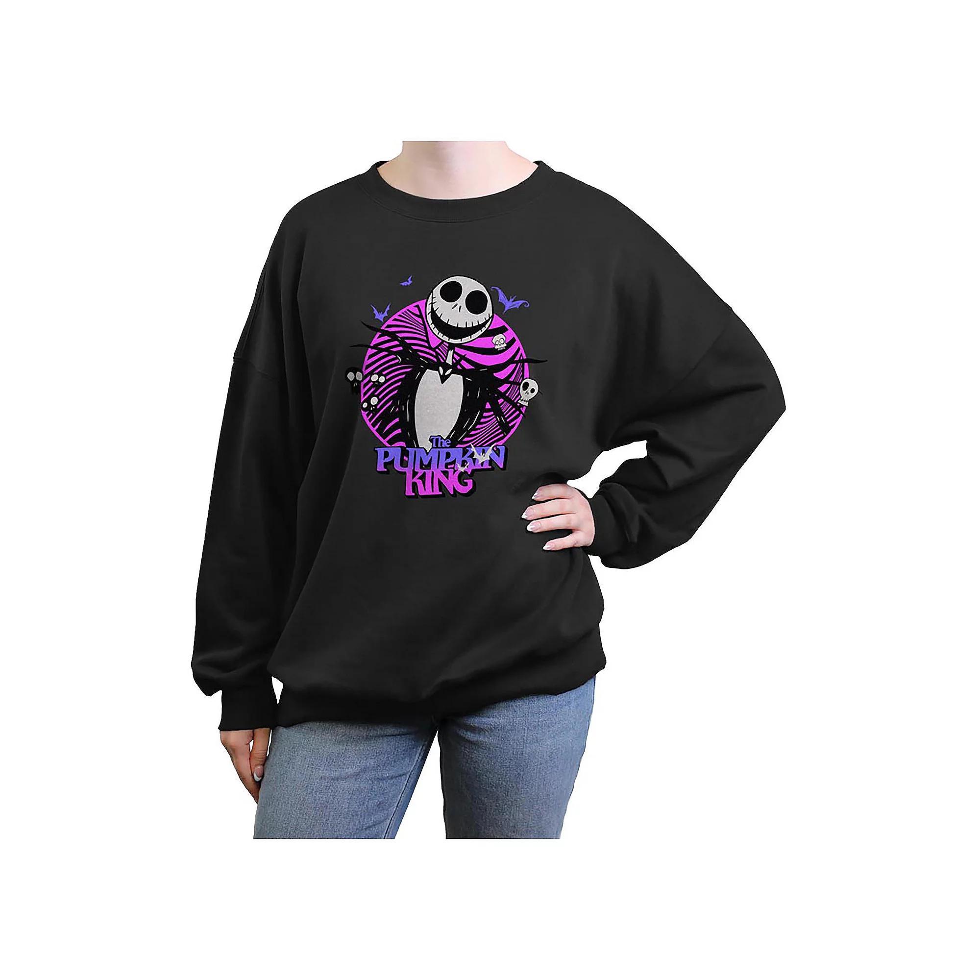 Juniors' Marvel Spider-Man Lightning Venom Oversized Graphic Pullover, Girl's, Size: Large, Black Product Image