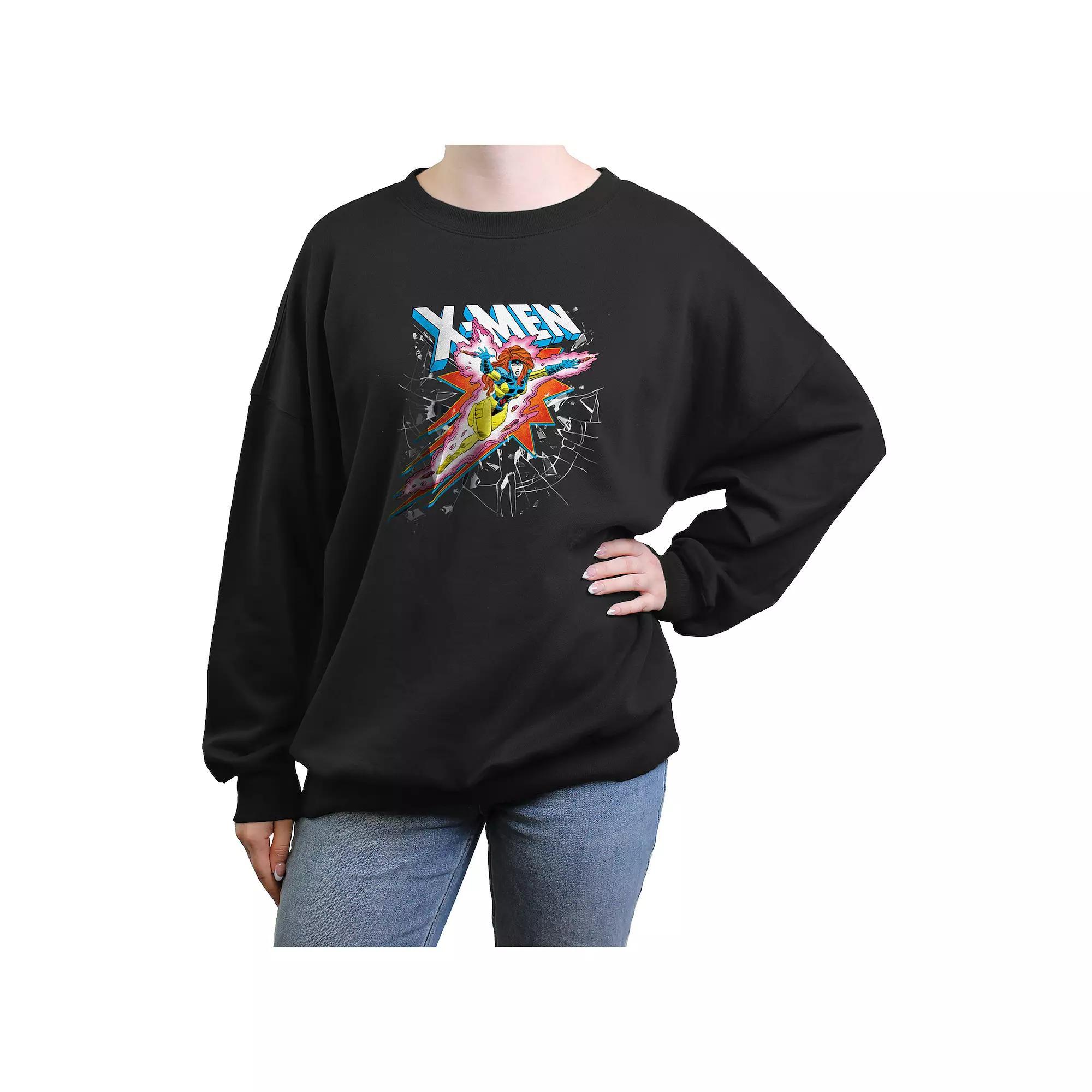 Juniors Spider-Man Spider Emblem Graphic Fleece, Girls Grey Product Image