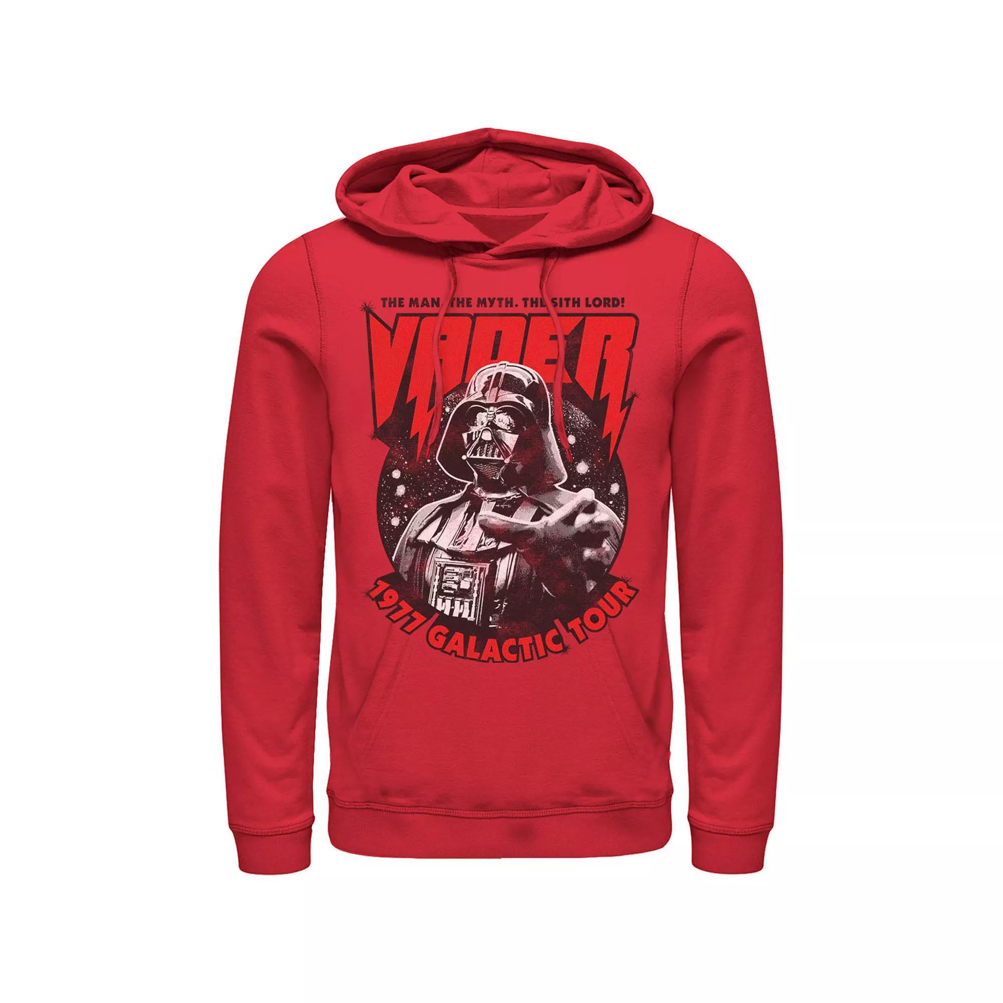 Men's Star Wars Vader 1977 Galactic Tour Metal Poster Hoodie, Size: Large, Black Product Image