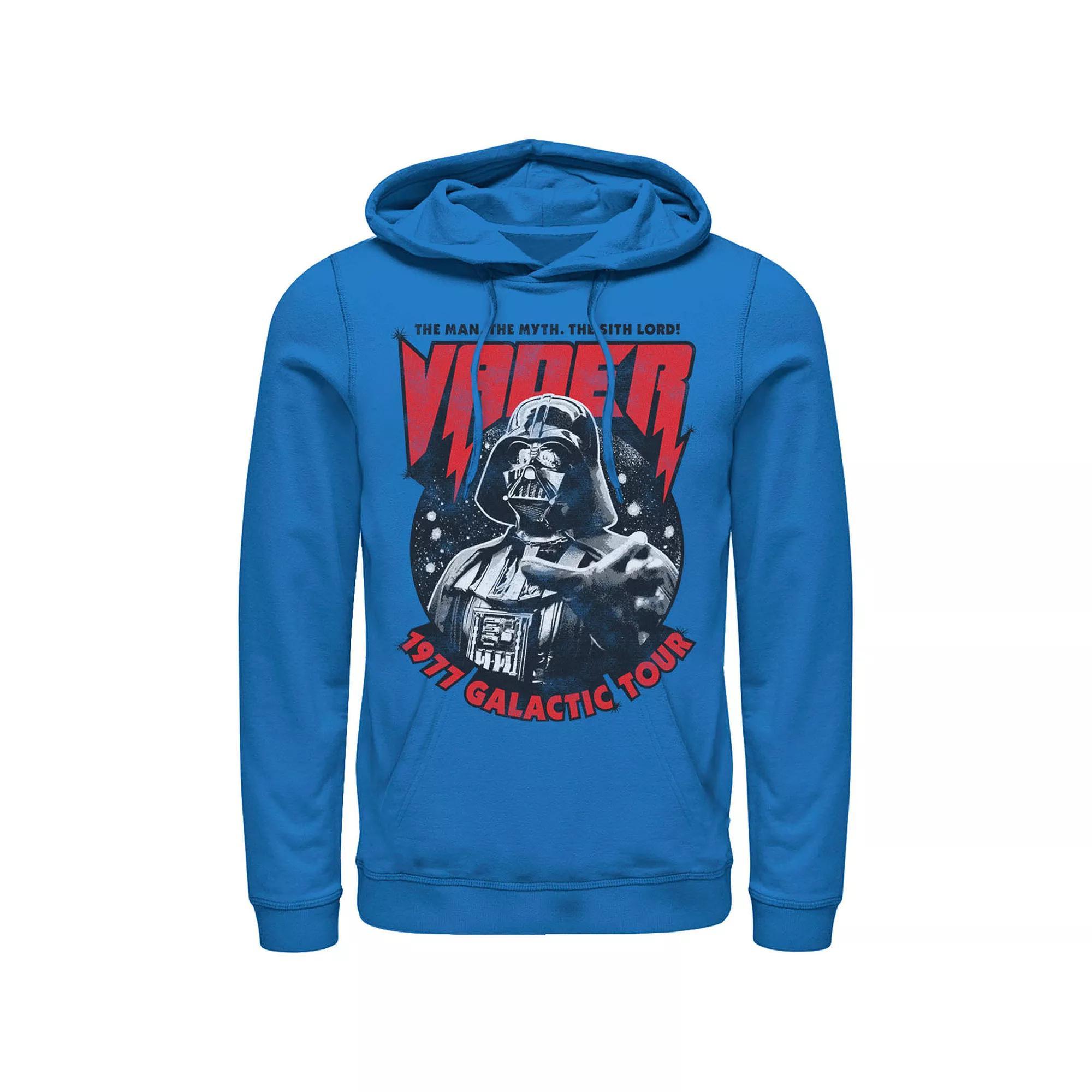 Men's Star Wars Vader 1977 Galactic Tour Metal Poster Hoodie, Size: Large, Black Product Image