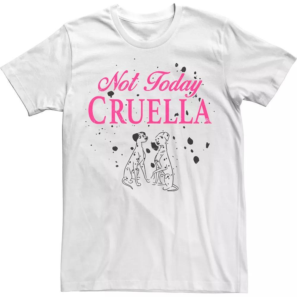 Disney's 101 Dalmatians Pongo And Perdita Not Today Cruella Men's Tee, Size: XL, White Product Image