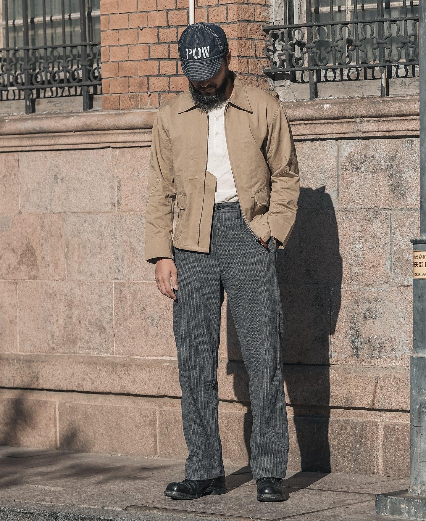 Lot 931 Black & Gray Stripe Pants Product Image