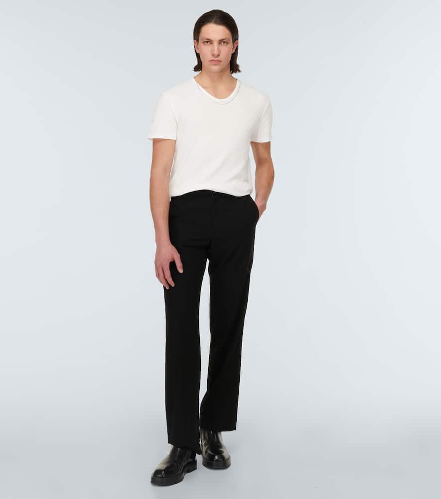 OUR LEGACY New Box Cotton Crew-neck T-shirt In White Product Image