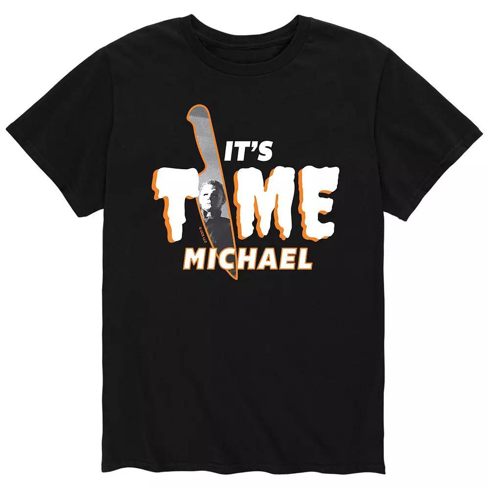 Big & Tall Haloween II Its Time Graphic Tee, Mens Blue Product Image