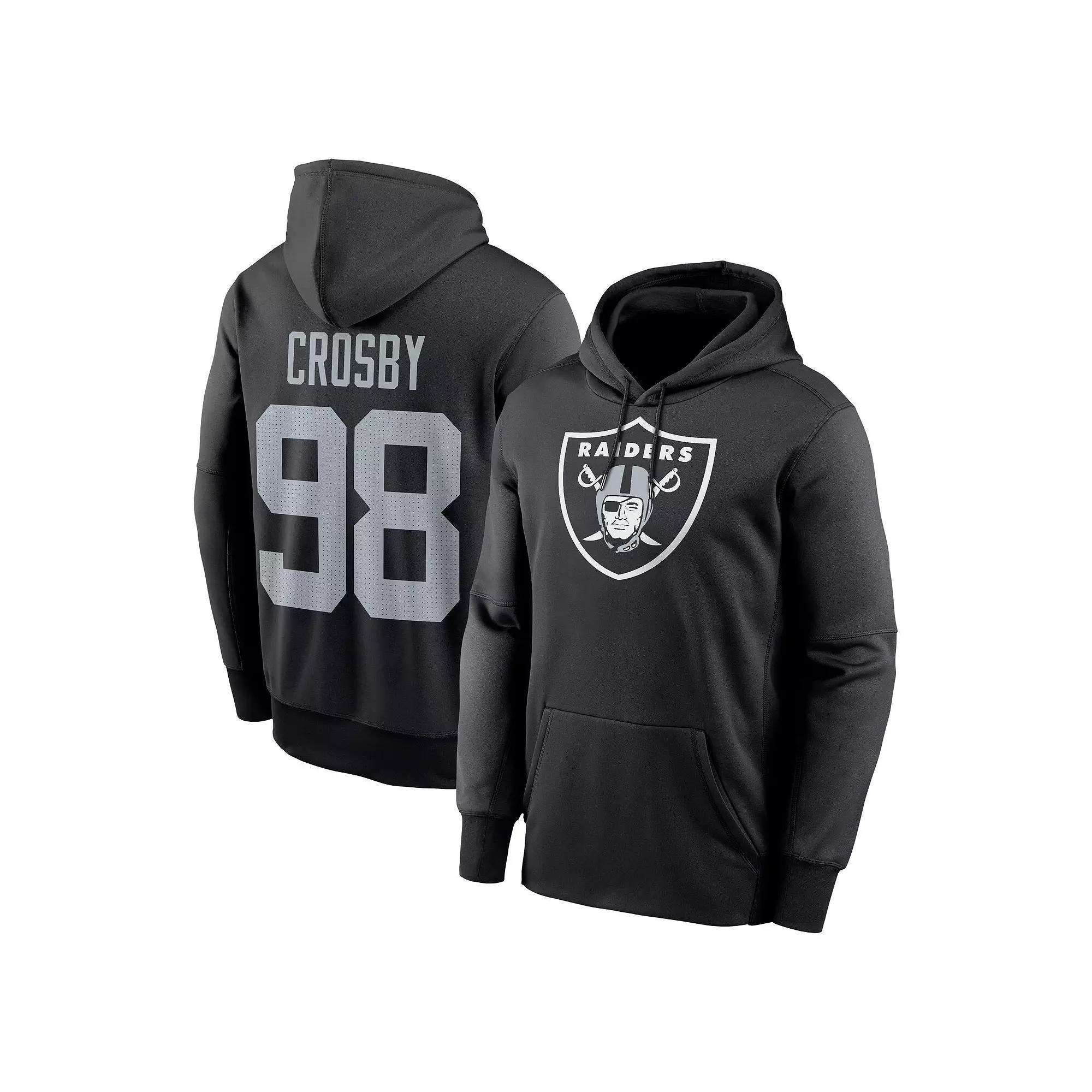 Men's Nike Patrick Mahomes Red Kansas City Chiefs Player Name & Number Performance Pullover��Hoodie, Size: XL Product Image