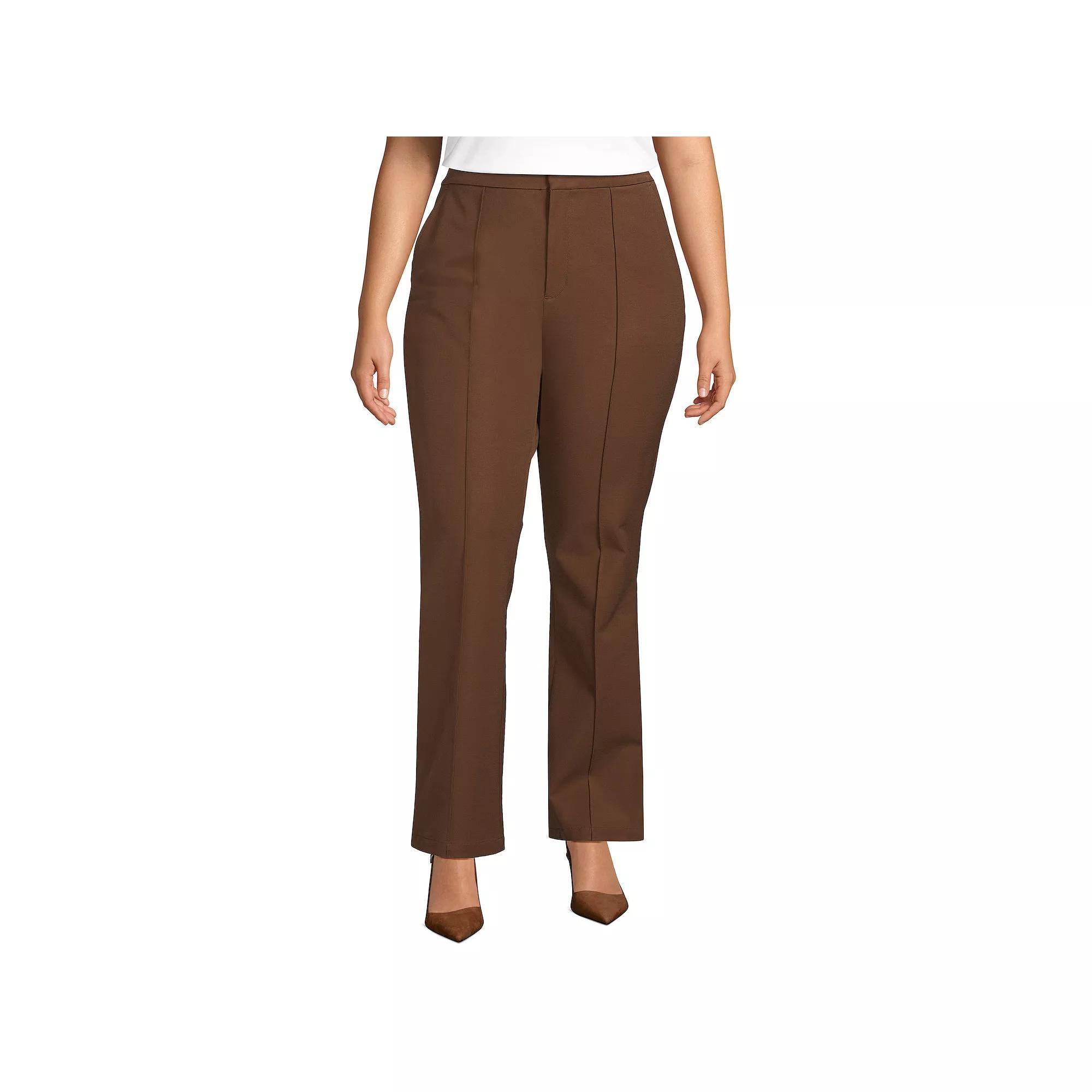 Women's Lands' End High-Rise Stretchy Bootcut Pants, Size: 6, Deep  Blue Product Image