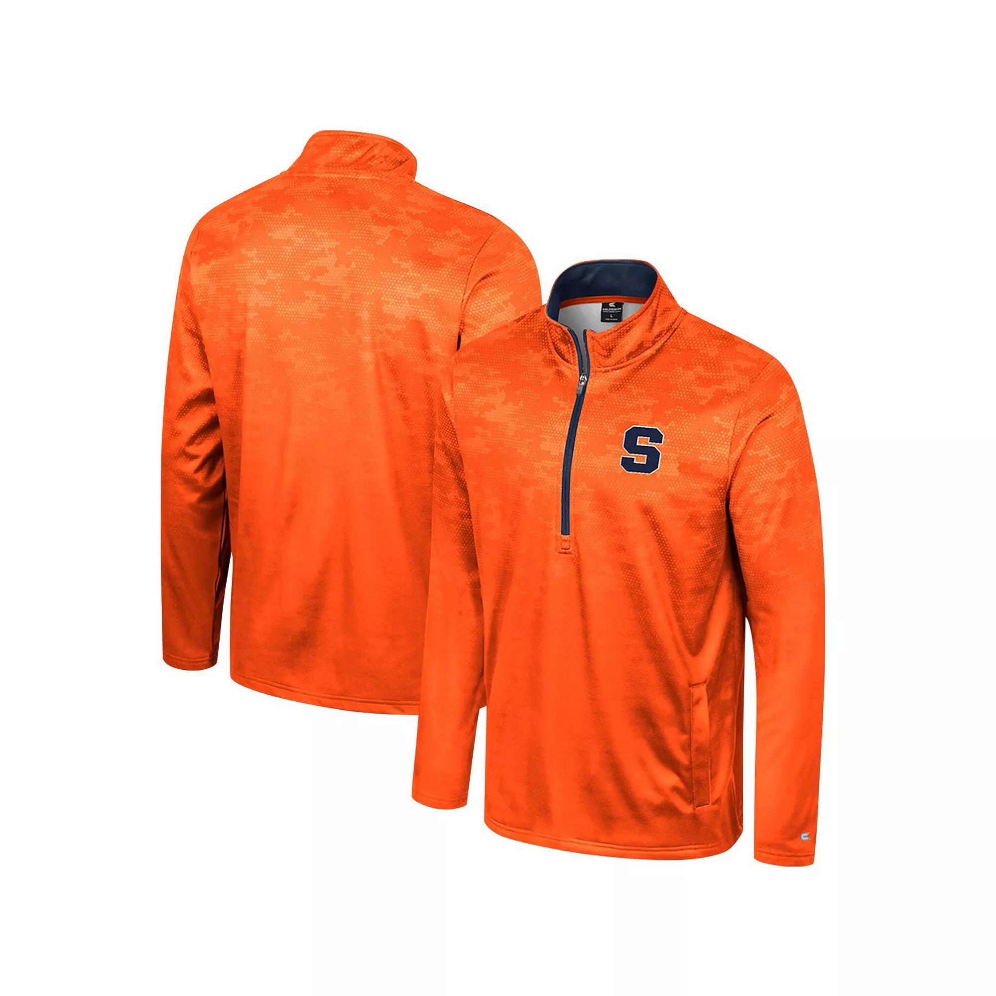 Men's Colosseum  Orange Syracuse Orange The Machine Half-Zip Jacket, Size: Medium Product Image