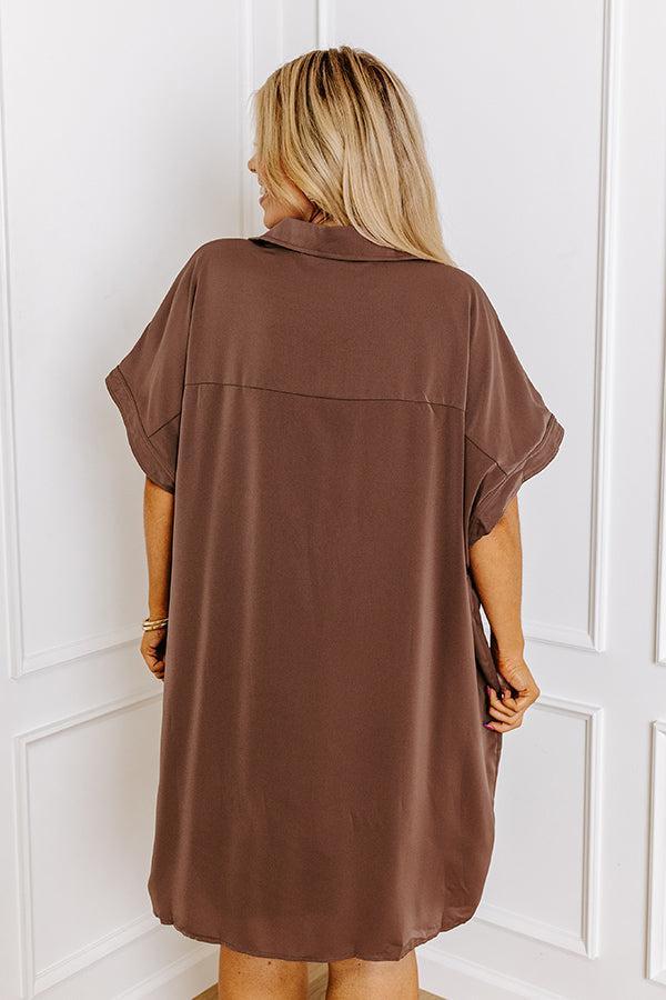 Effortless Radiance Shift Dress in Hazelnut Curves Product Image