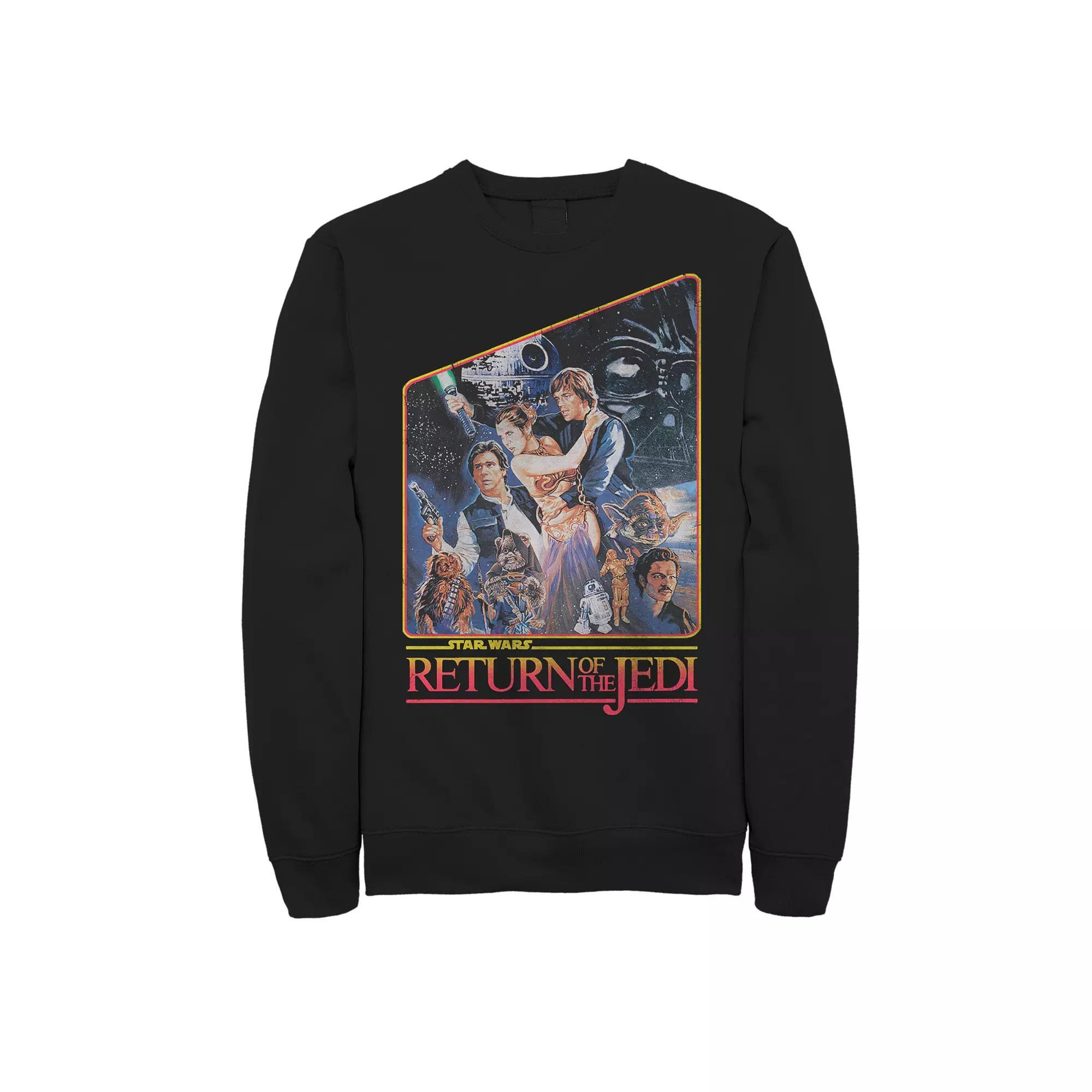 Men's Star Wars Return of the Jedi Sweatshirt, Size: Small, Black Product Image