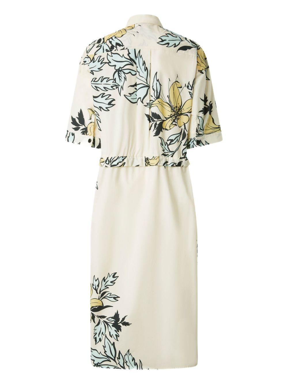 floral-print shirt dress Product Image