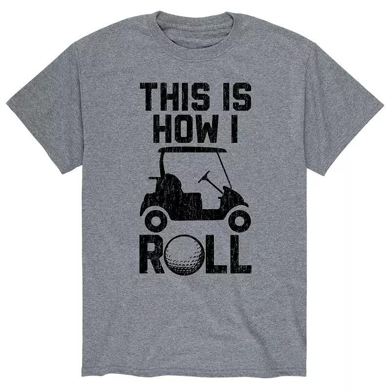 Mens How I Roll Golf Tee Product Image