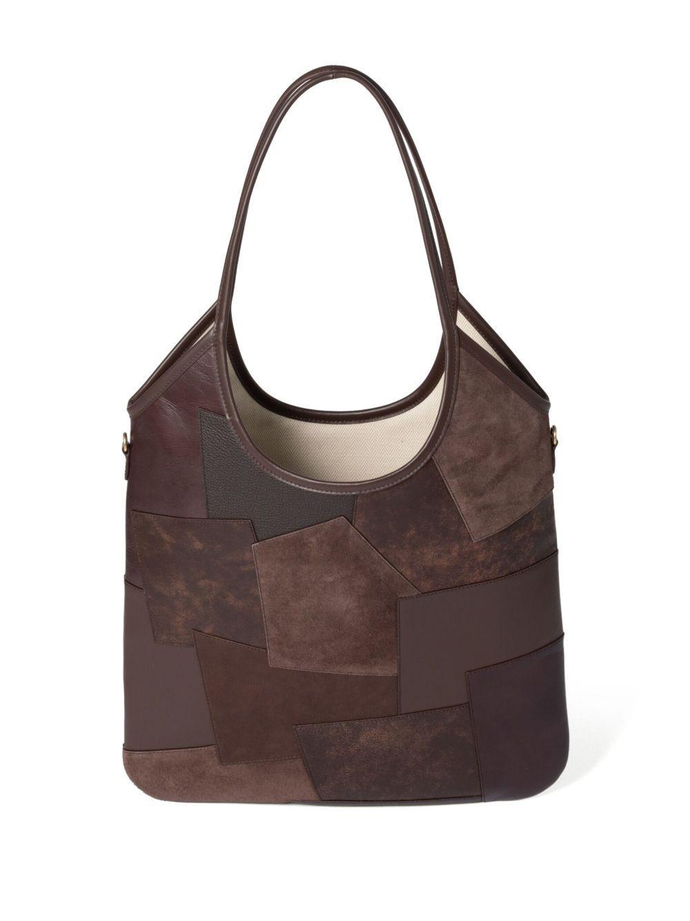 Ivy leather tote bag Product Image