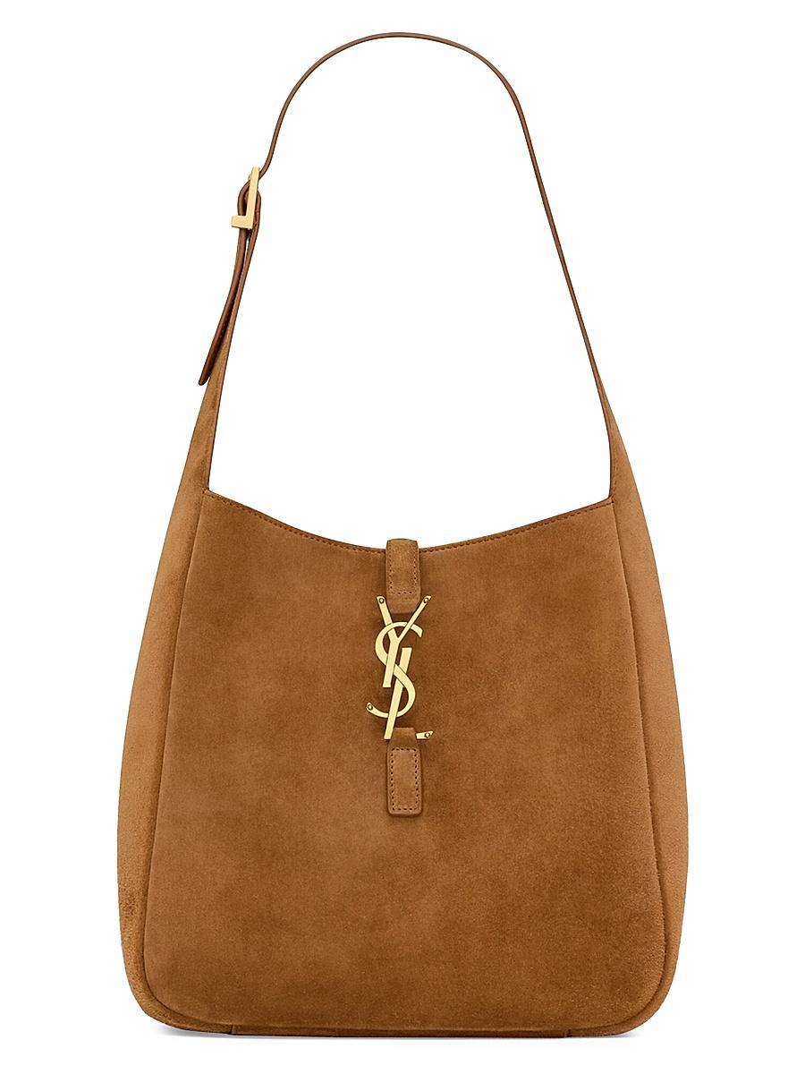 Womens Le 5 7 Supple Small Shoulder Bag in Grained Leather Product Image