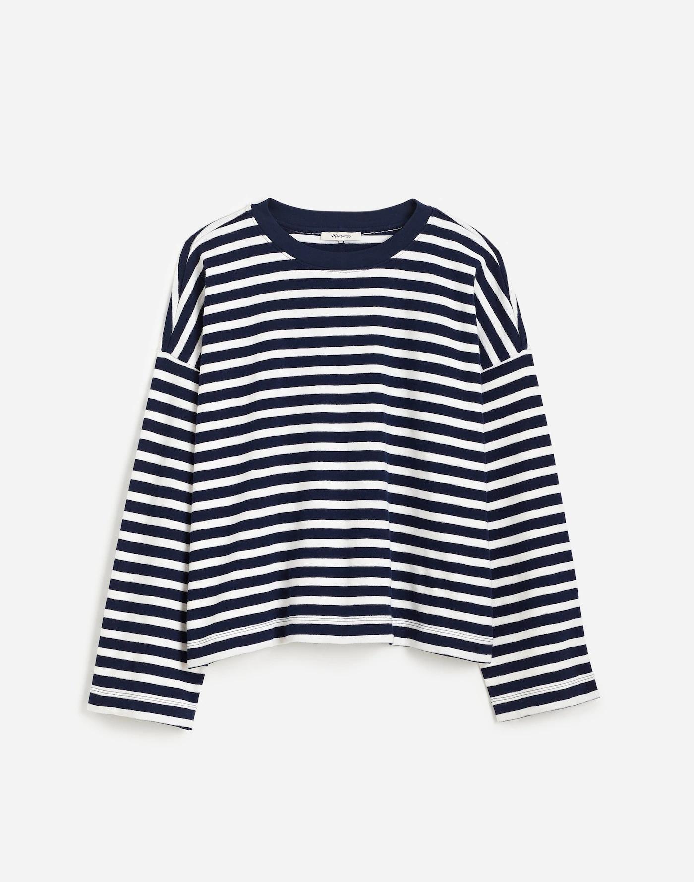 Easy Crewneck Long-Sleeve Tee Product Image