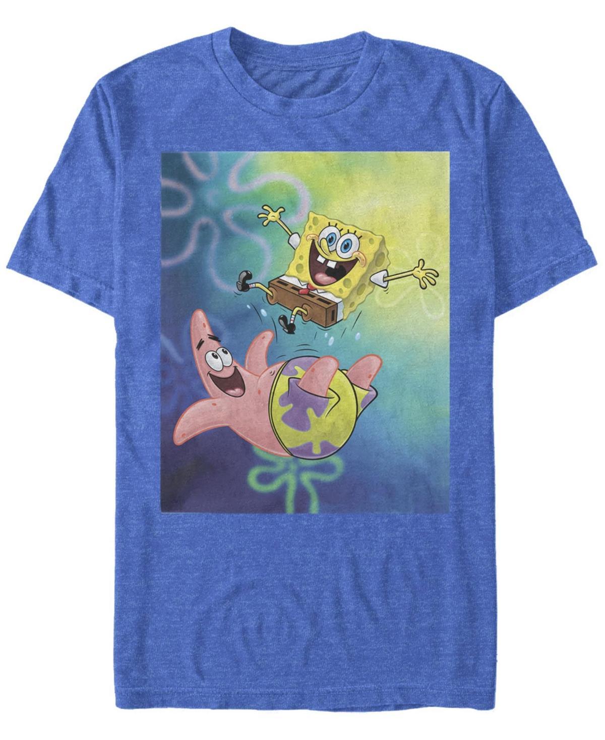 Men's Spongebob Squarepants Patricks Star Tee, Size: Medium, Navy Grey Product Image