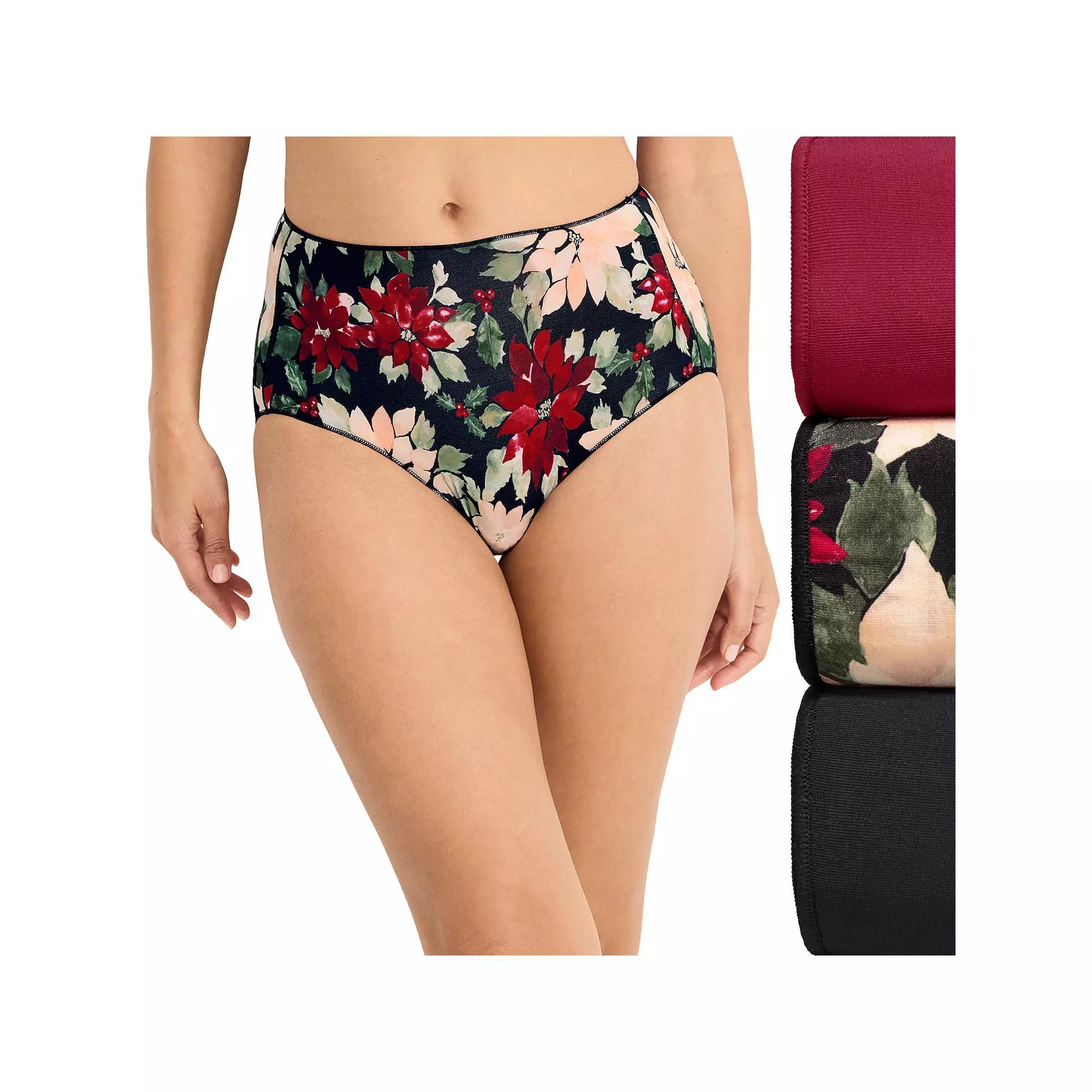 Womens Jockey No Panty Line Promise 3-Pack Hip Brief Panty Set 1772 Product Image