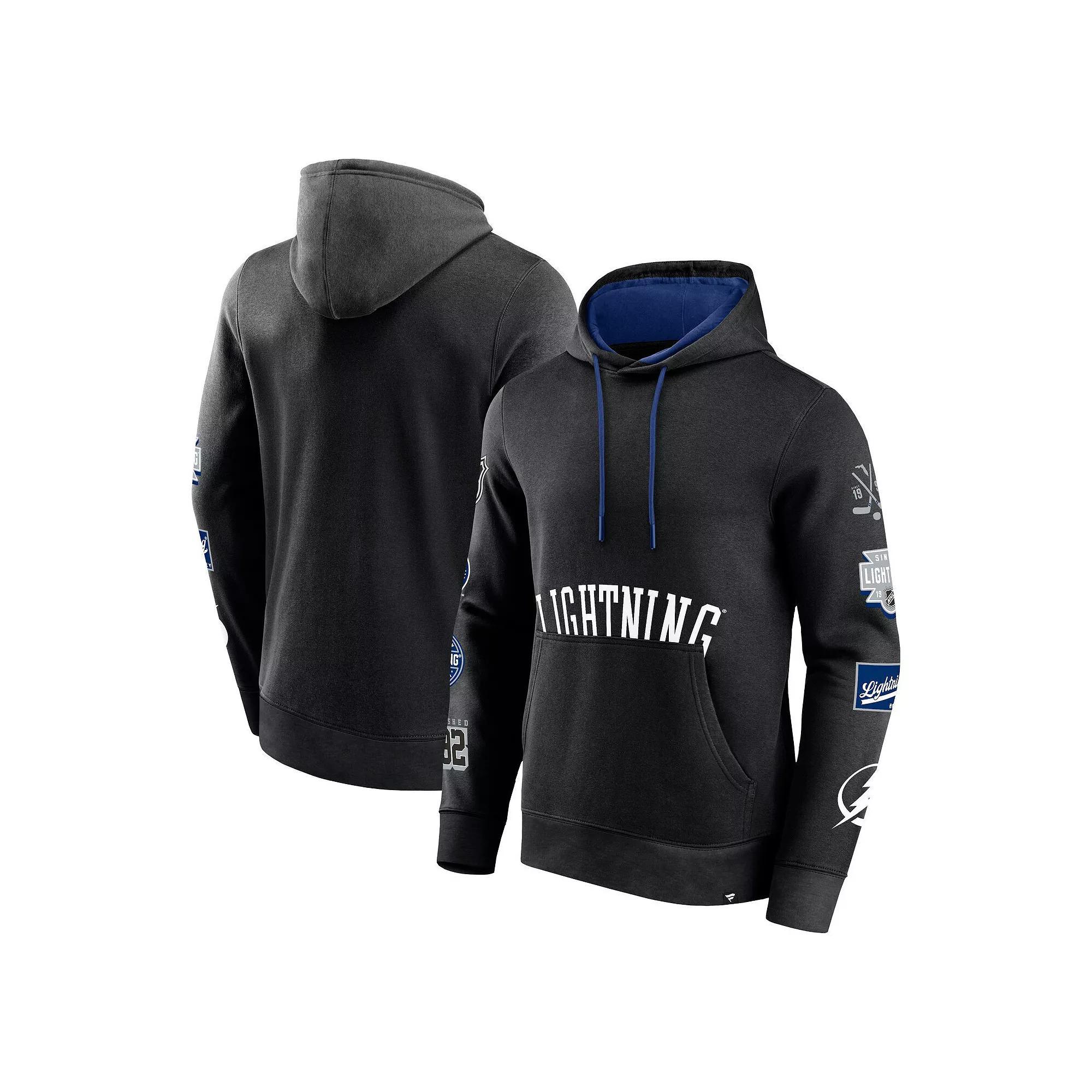 Men's Fanatics Black Sacramento Kings Home Court Pullover Hoodie, Size: Large, Kng Black Product Image