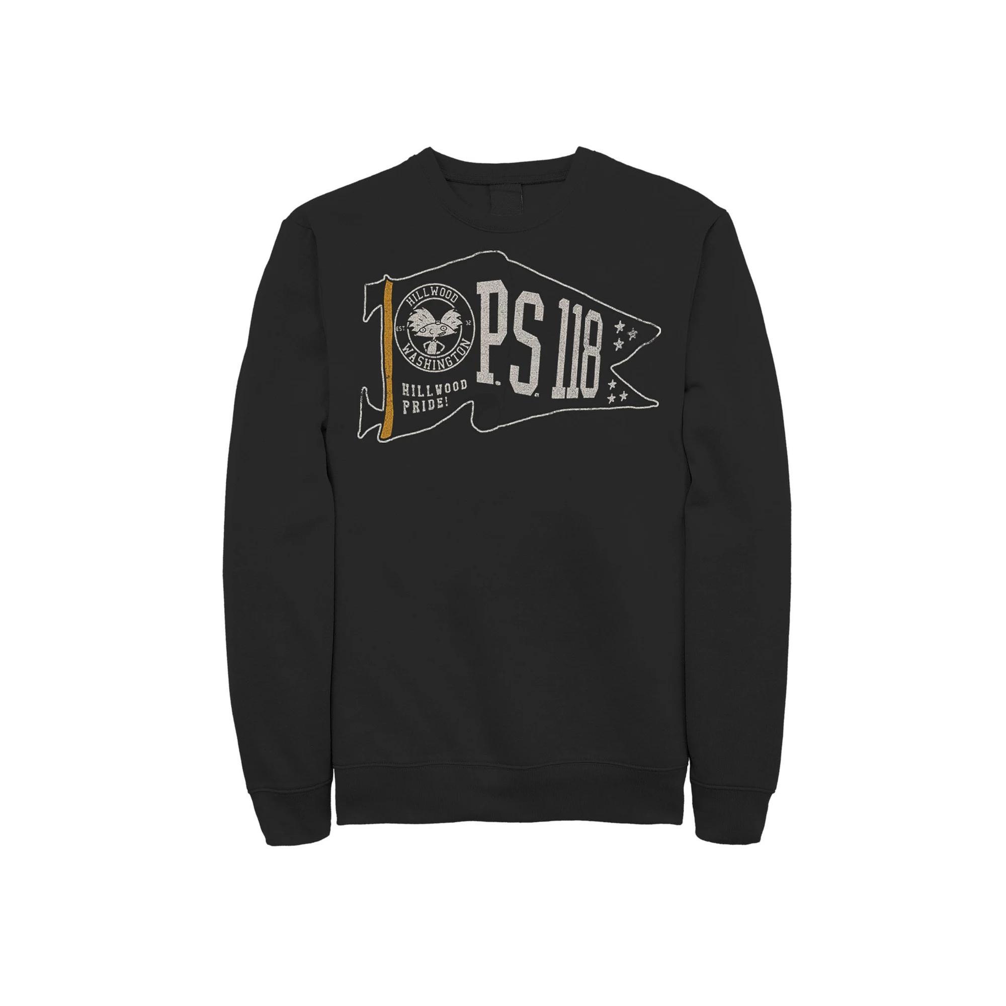 Men's Jurassic World Two Logo Lost In The Deep Sweatshirt, Size: Medium, Black Product Image